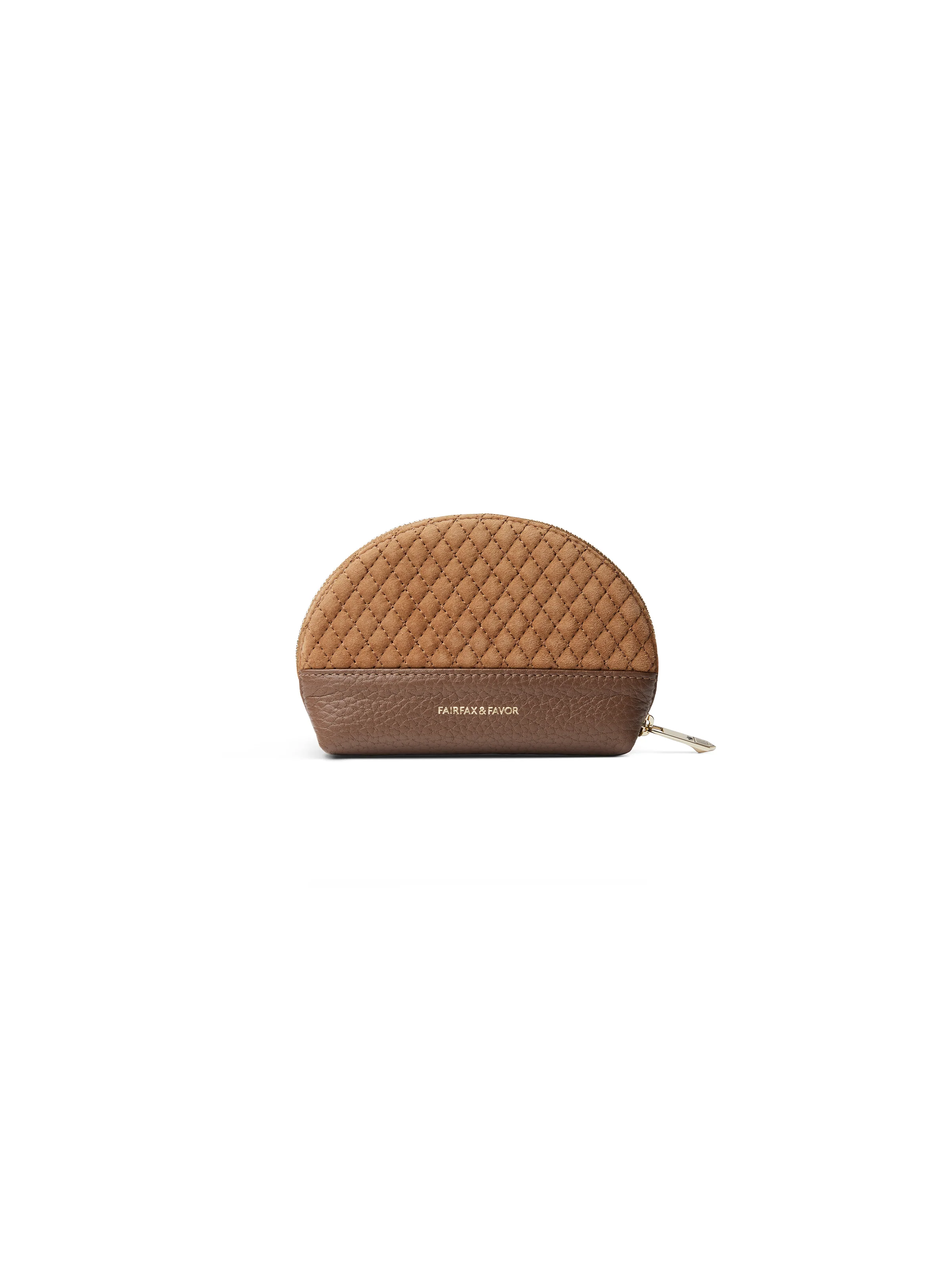 Quilted Chiltern Coin Purse - Tan - Image 3