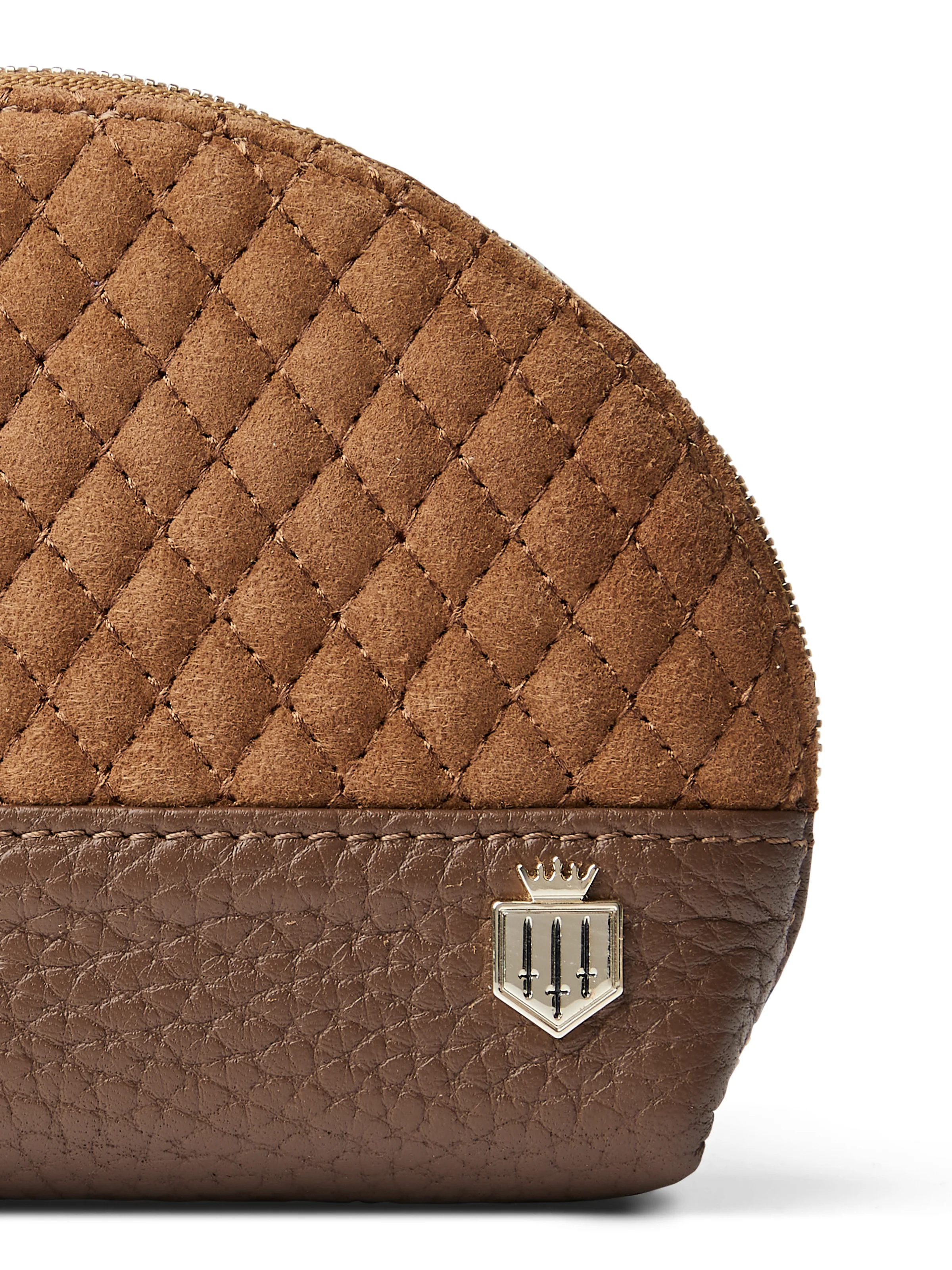 Quilted Chiltern Coin Purse - Tan - Image 5