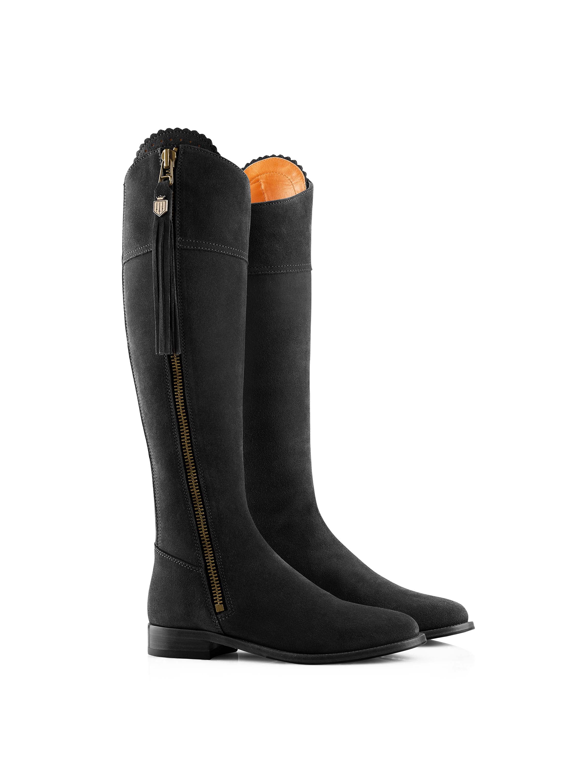 Regina (Regular Fit) - Black Suede - Image 3