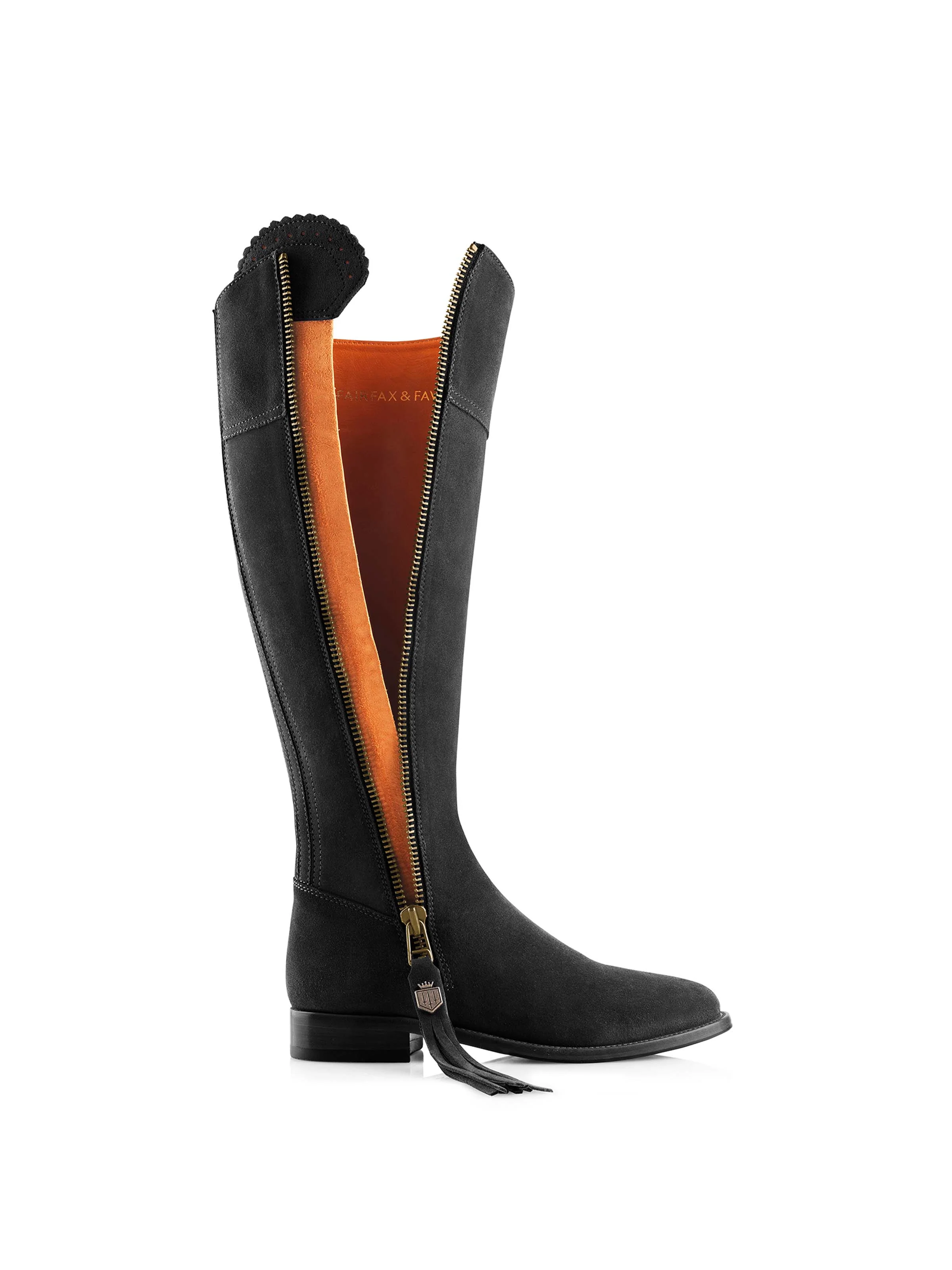 Regina (Regular Fit) - Black Suede - Image 4