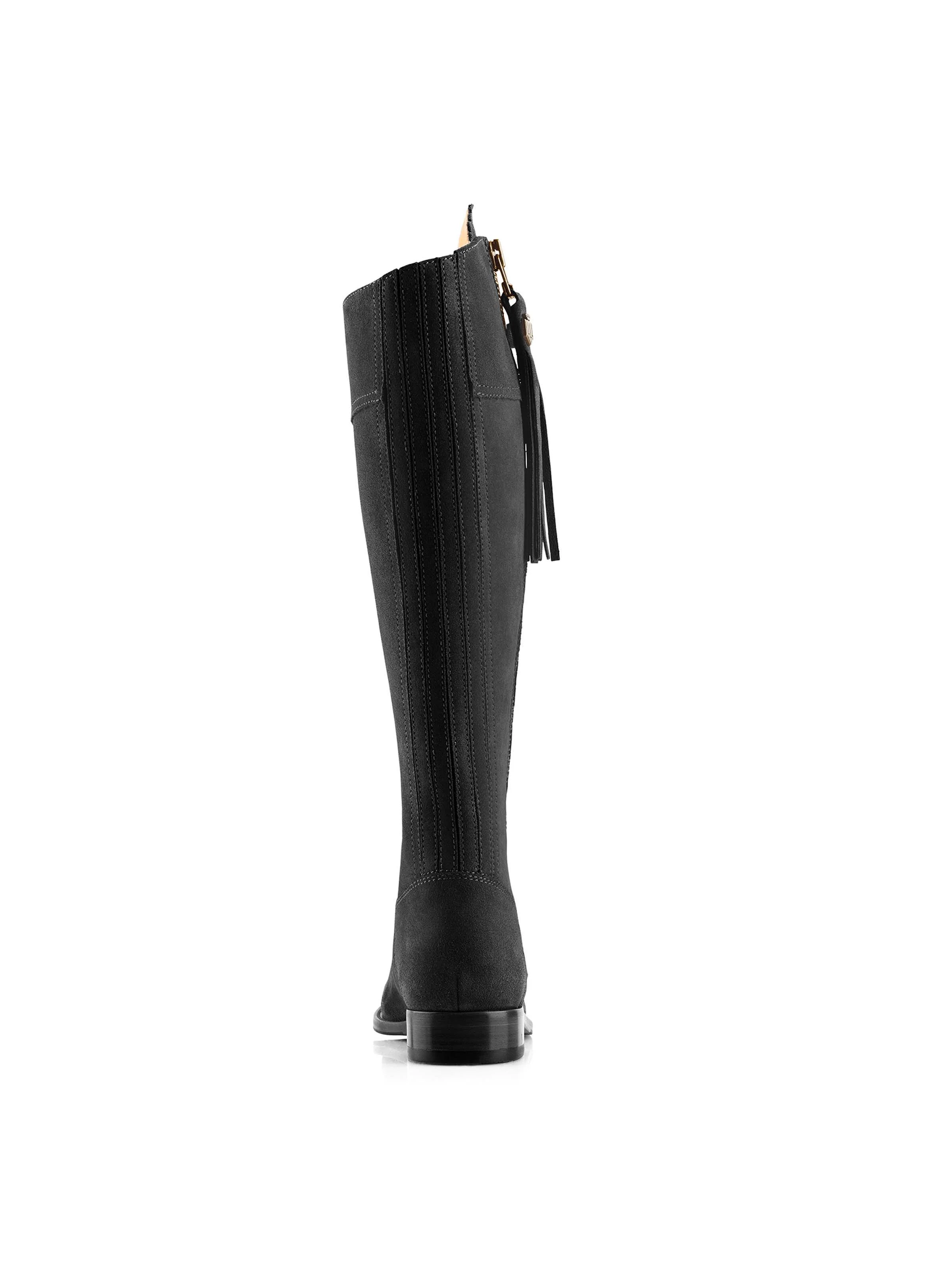 Regina (Regular Fit) - Black Suede - Image 6