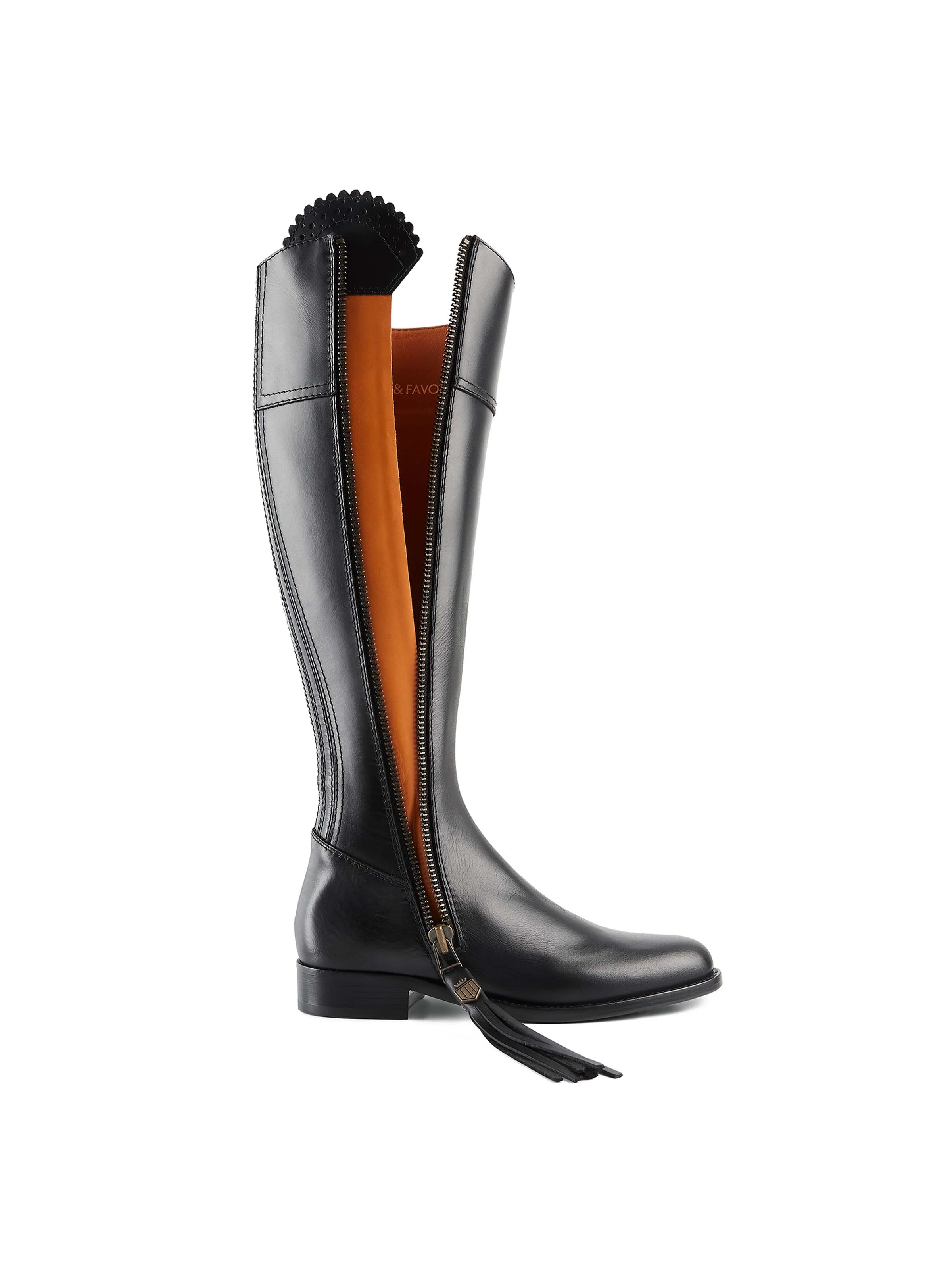 Regina (Regular Fit) - Black Leather - Image 4