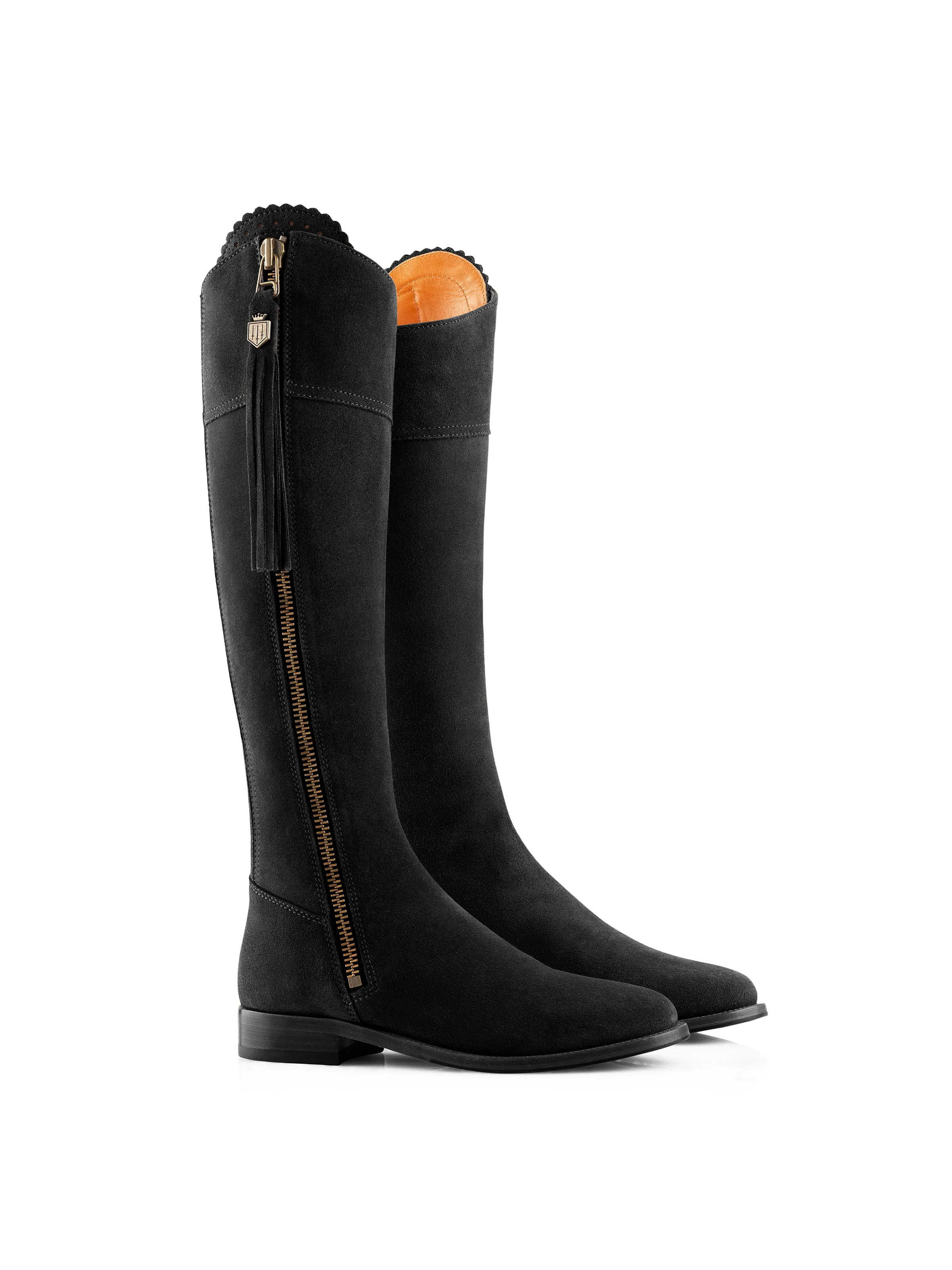 Regina (Narrow Fit) - Black Suede - Image 2