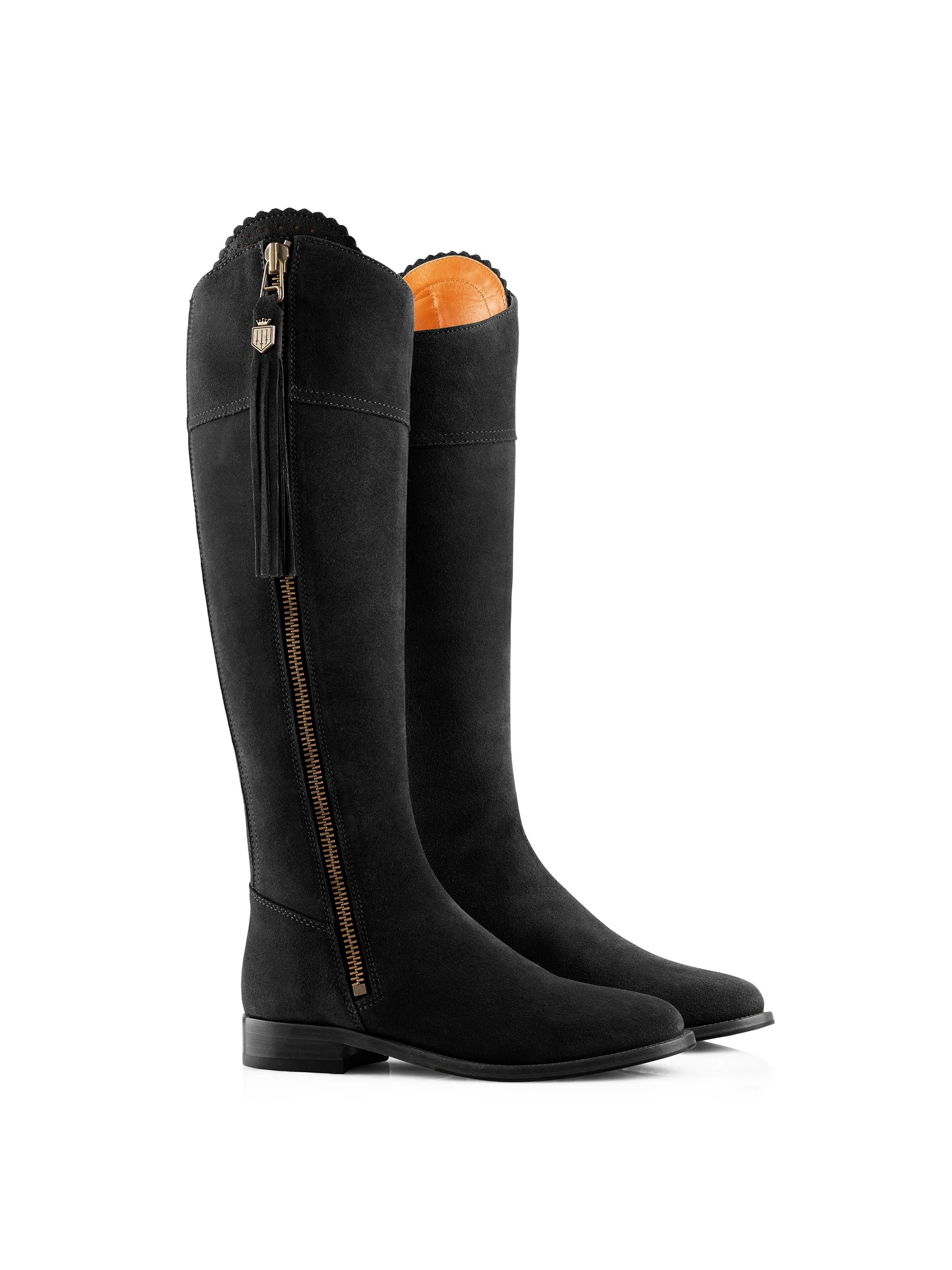 Regina (Sporting Fit) - Black Suede - Image 2