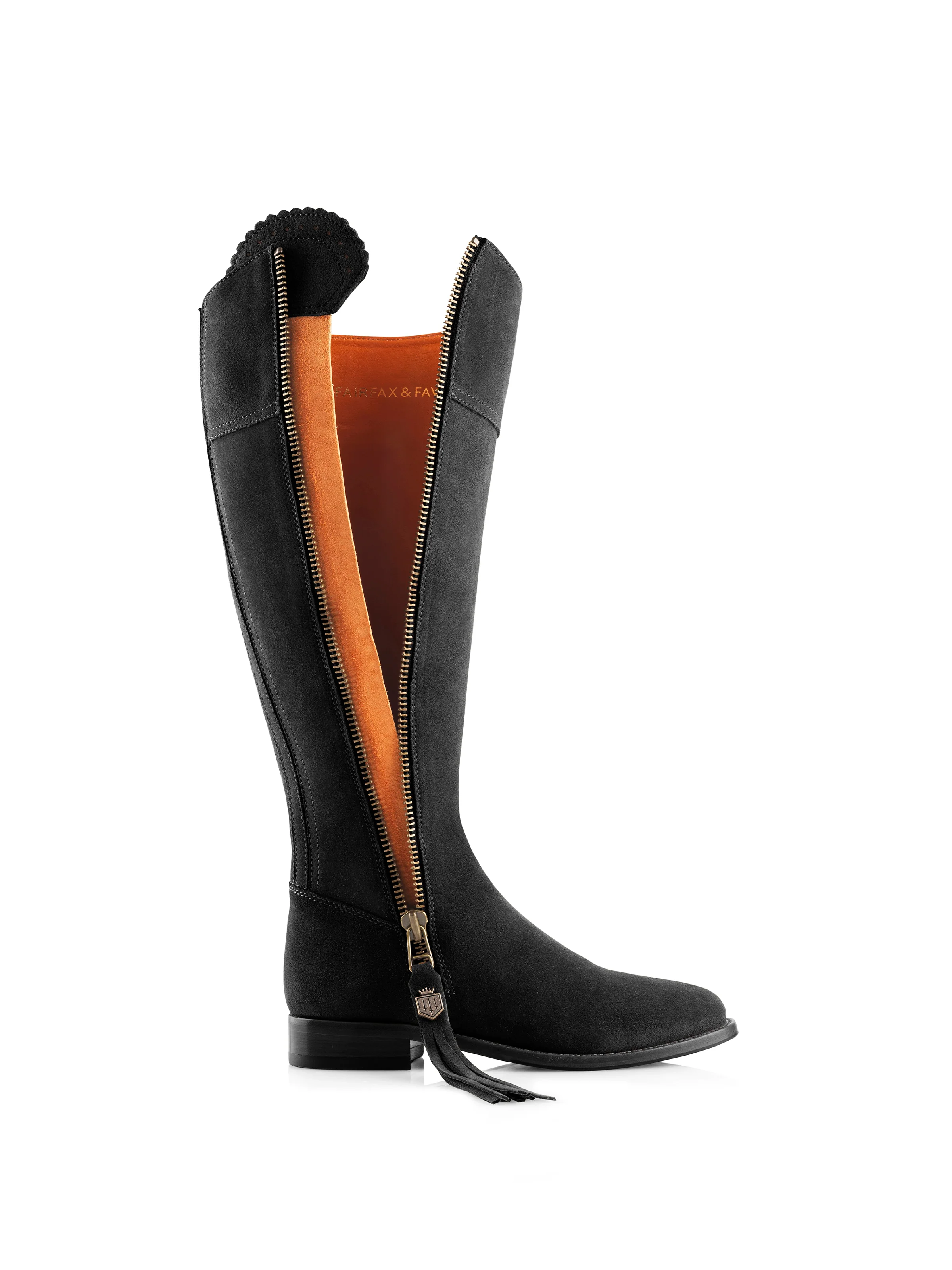 Regina (Sporting Fit) - Black Suede - Image 3