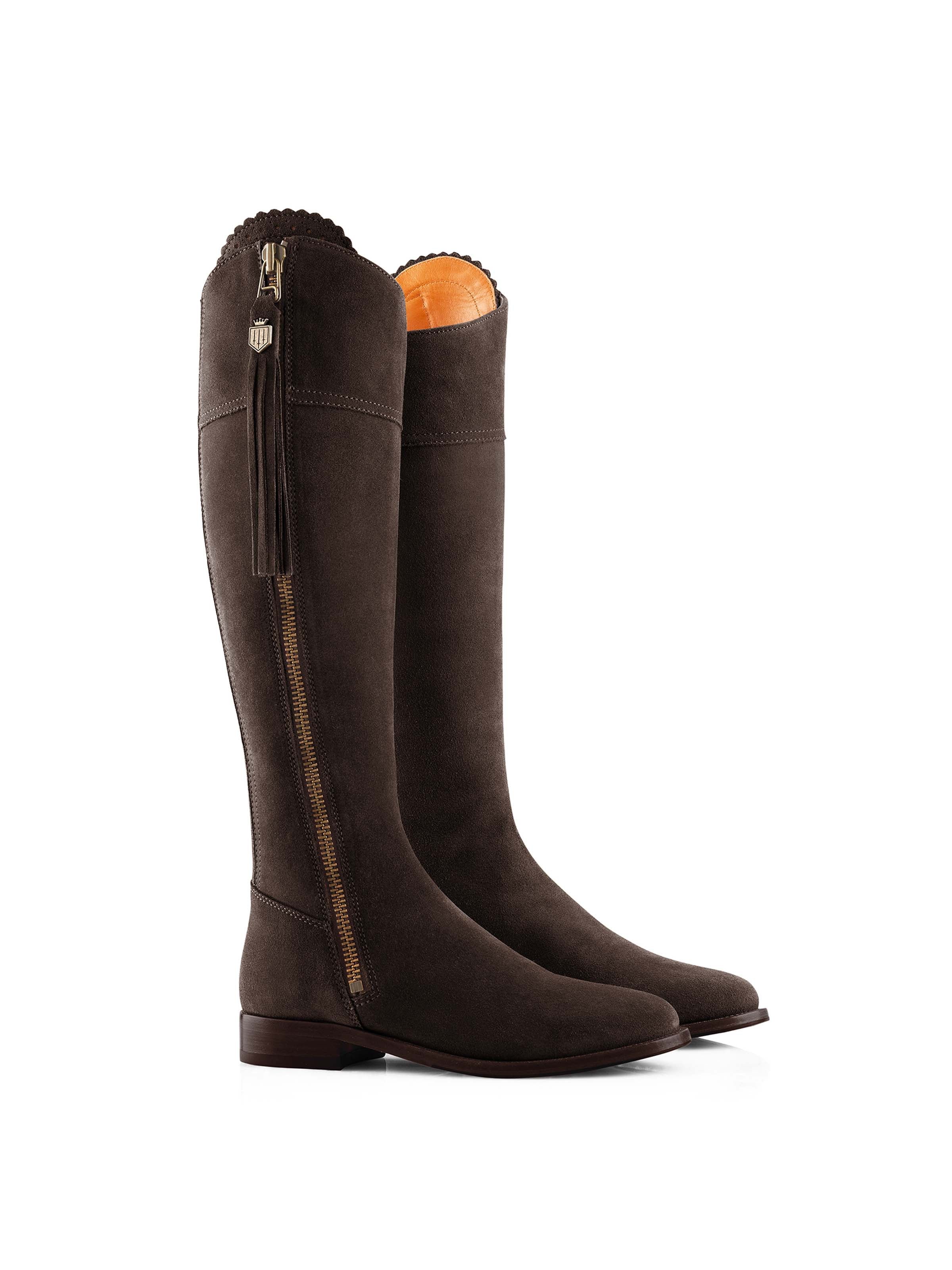 Regina (Regular Fit) - Chocolate Suede - Image 3