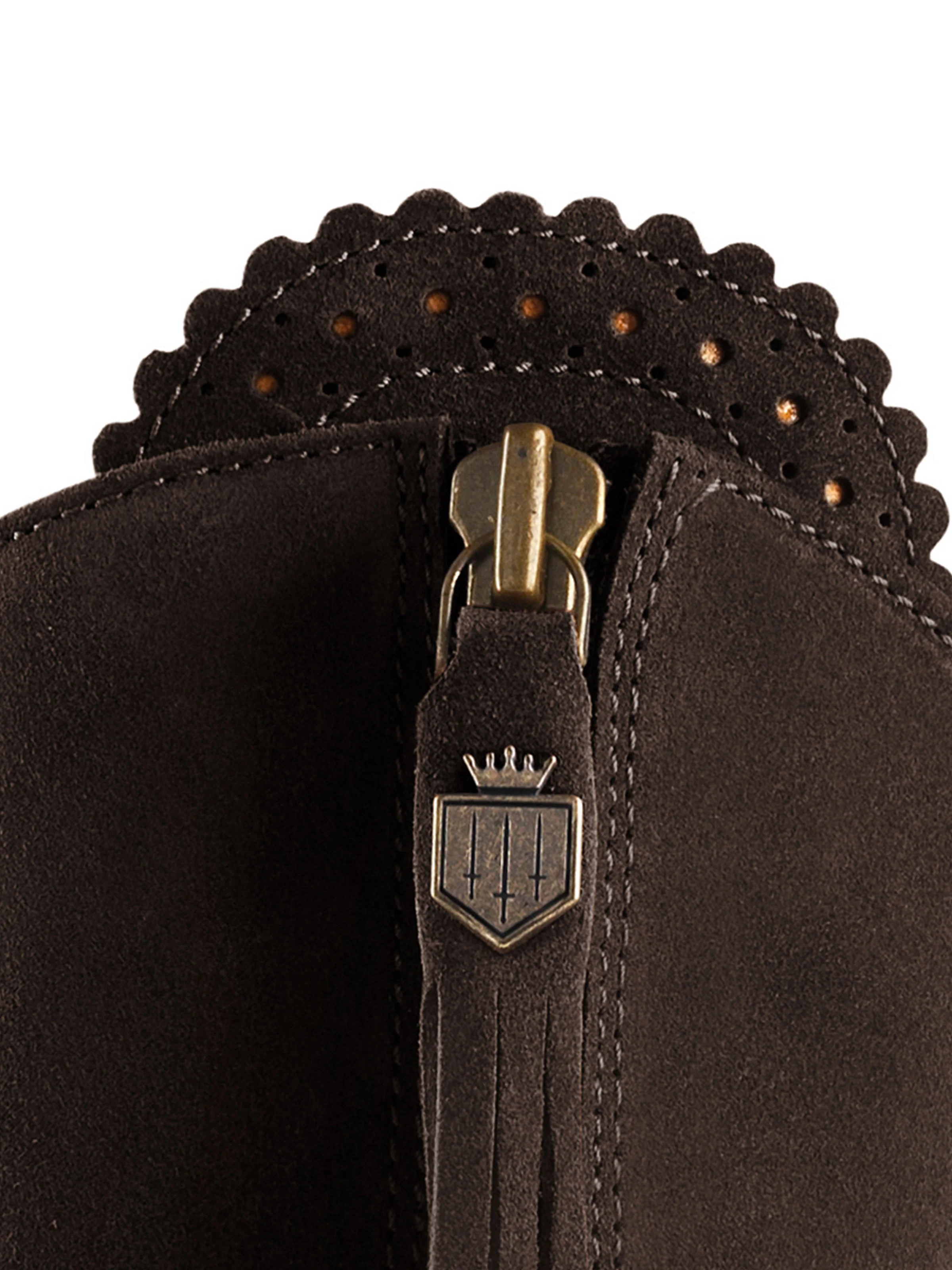 Regina (Regular Fit) - Chocolate Suede - Image 5