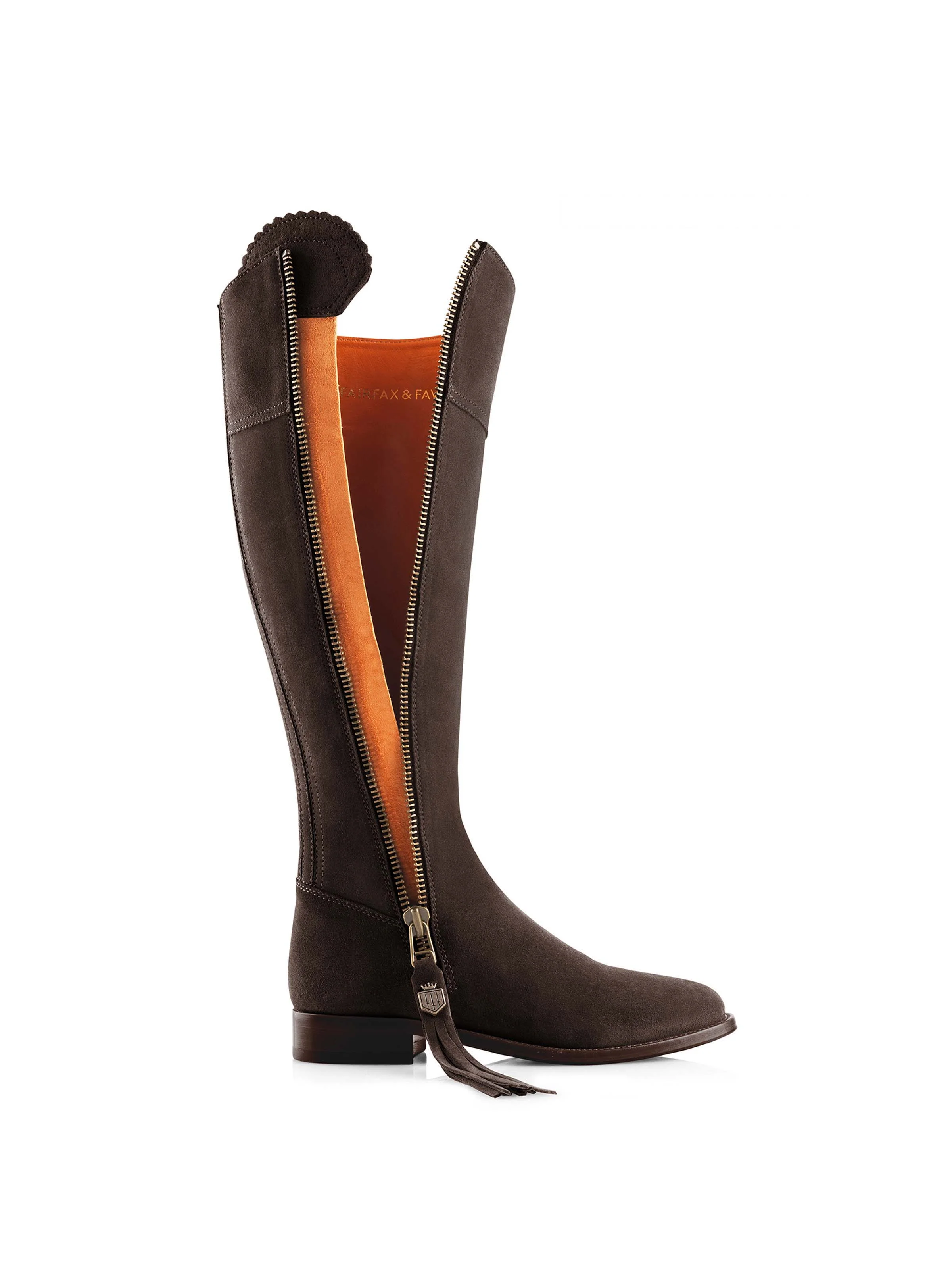 Regina (Narrow Fit) - Chocolate Suede - Image 3