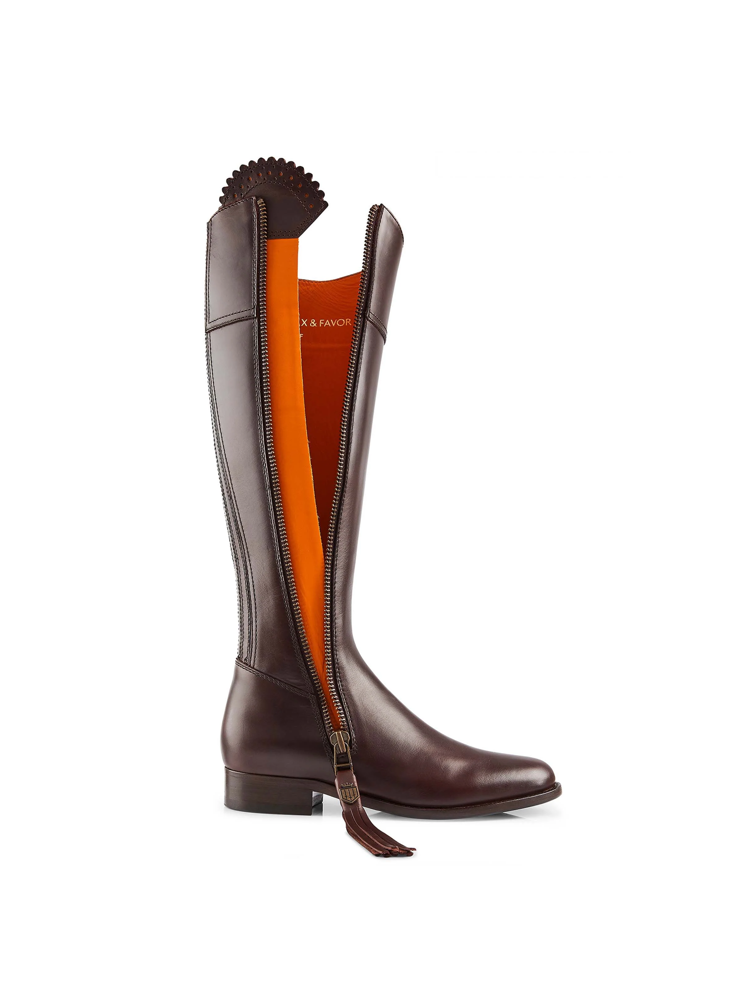 Regina (Narrow Fit) - Mahogany Leather - Image 3