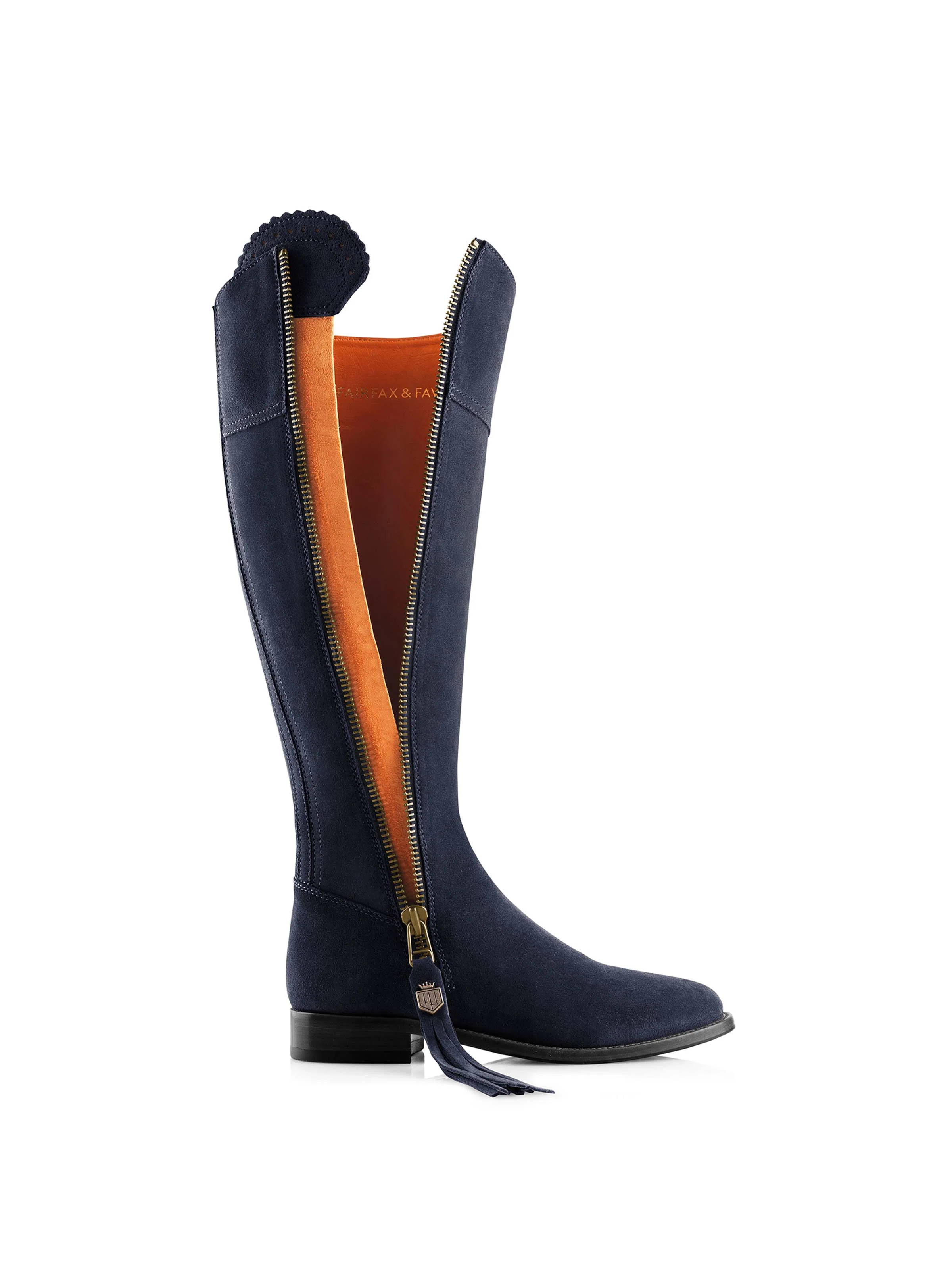 Regina (Regular Fit) - Navy Blue Suede - Image 4