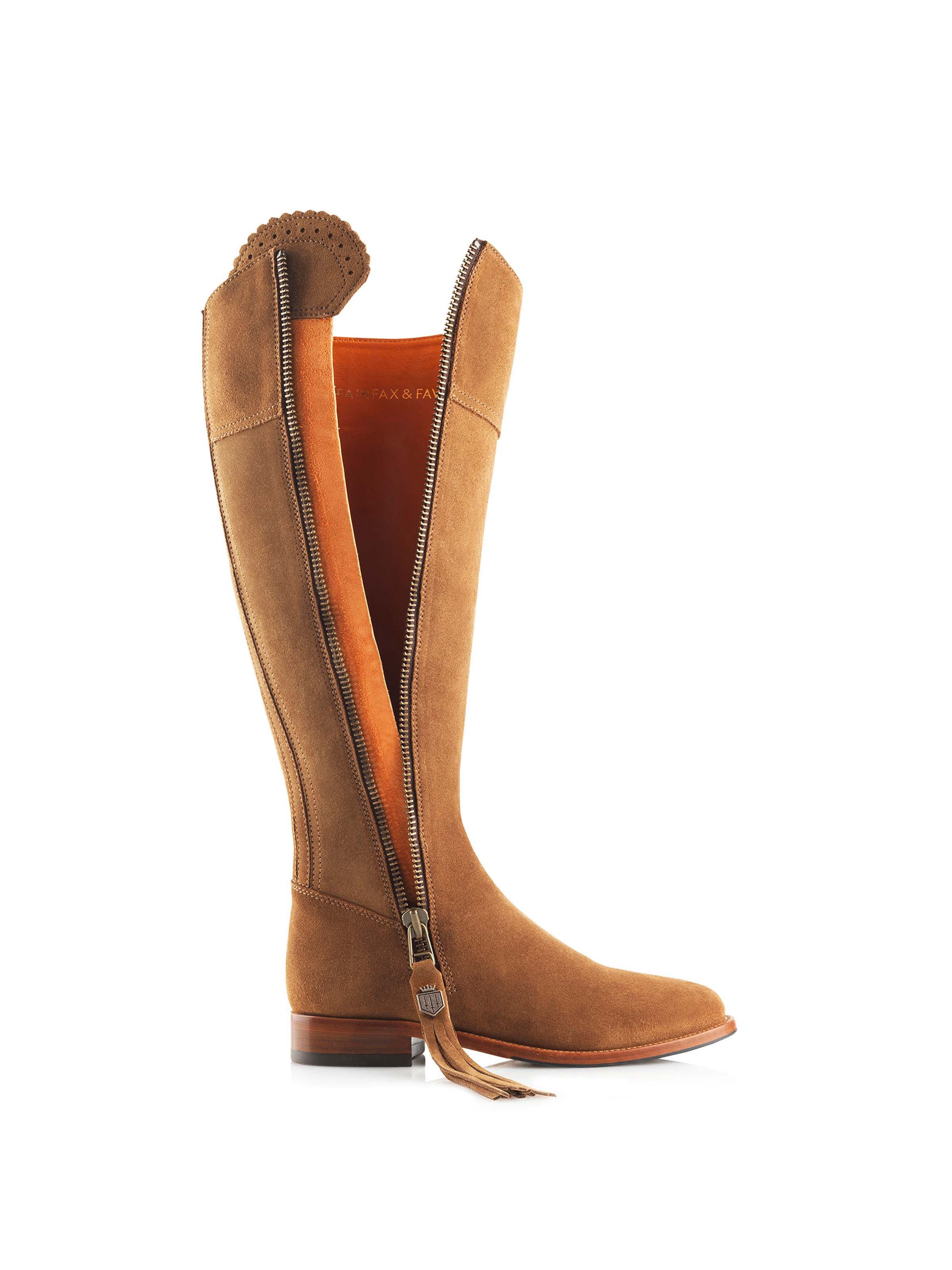 Regina (Sporting Fit) - Tan Suede - Image 4