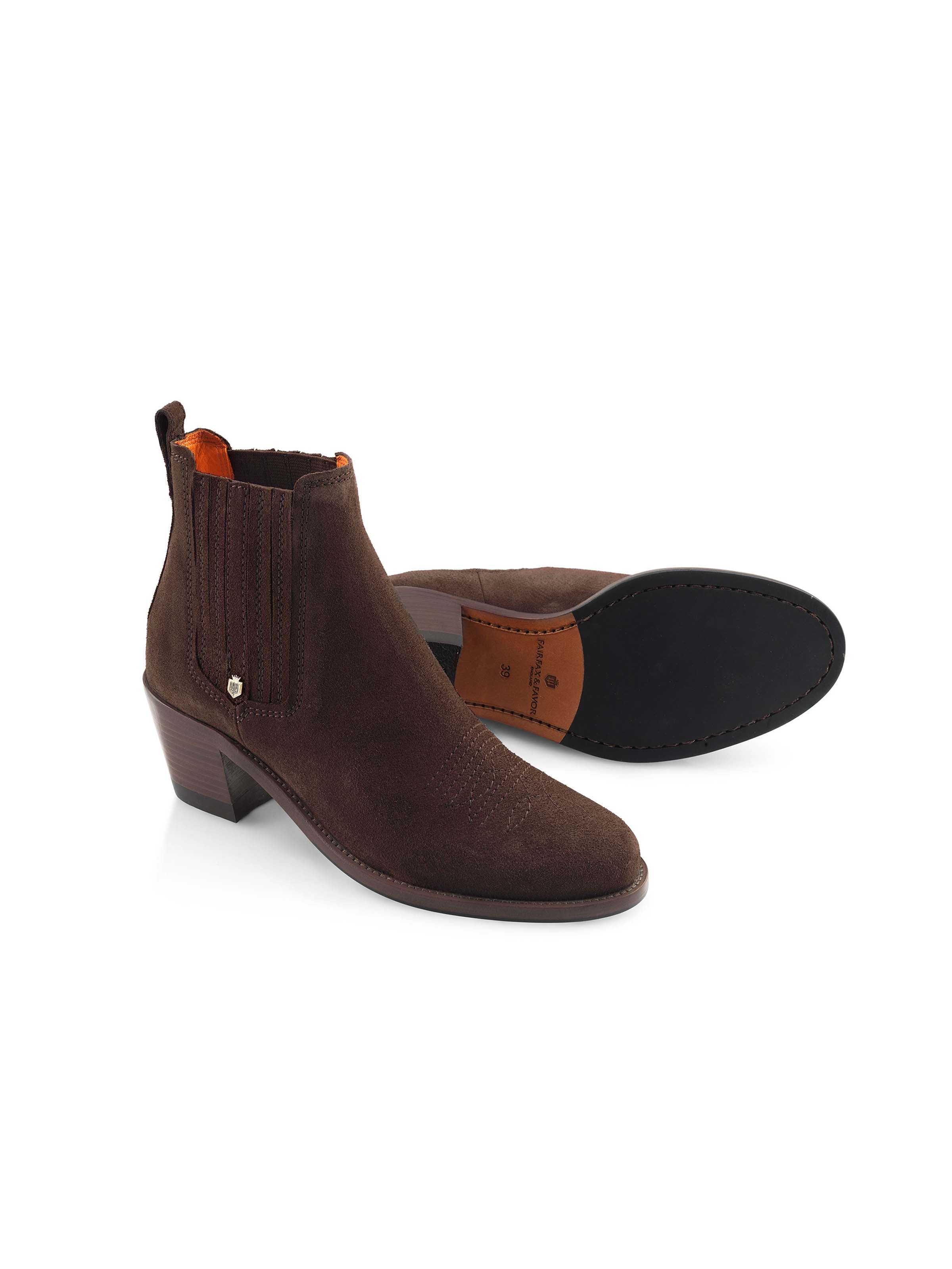 Rockingham Ankle Boot - Chocolate - Image 4
