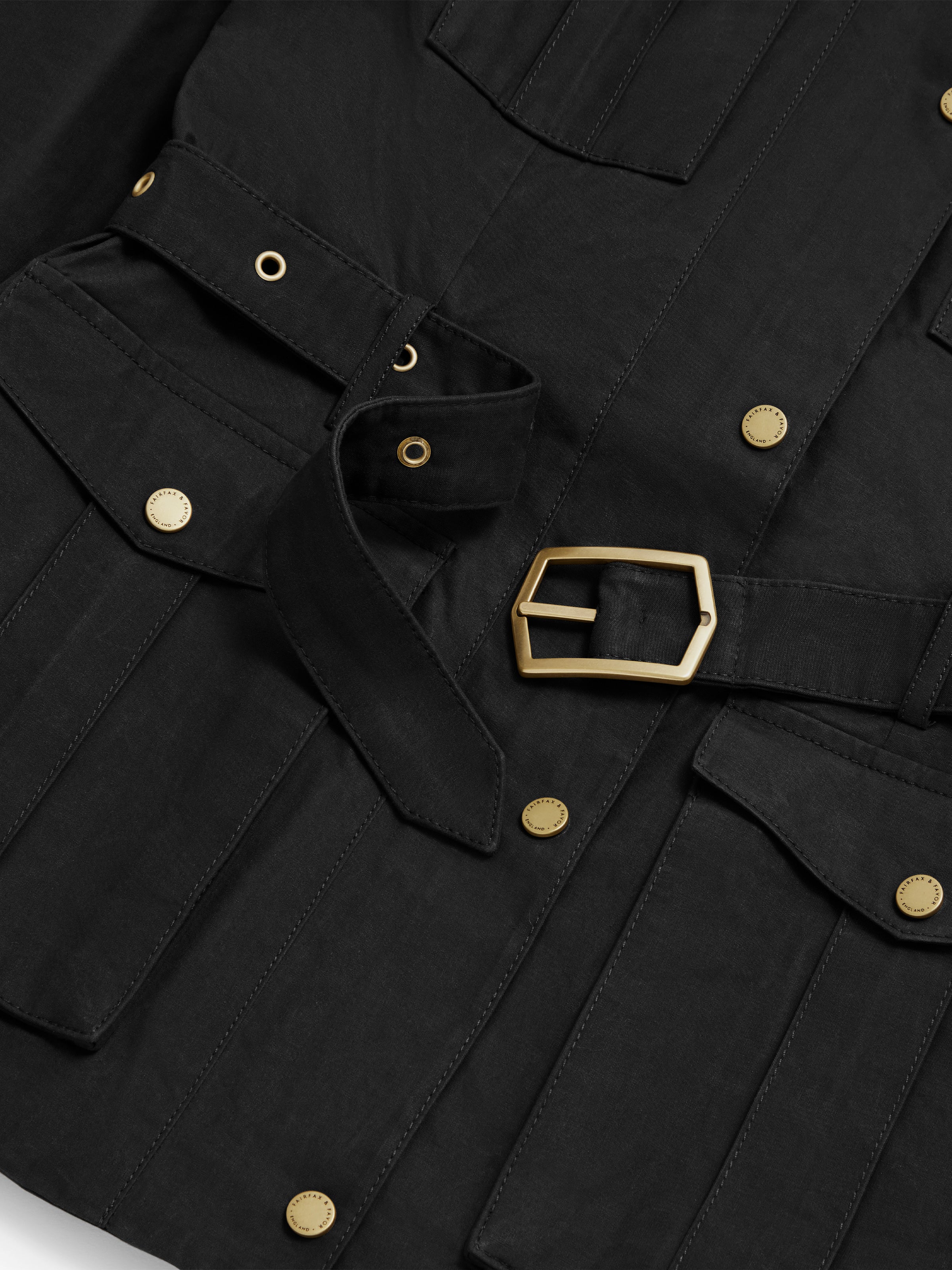 Sadie Wax Safari Jacket - Black - Image 4