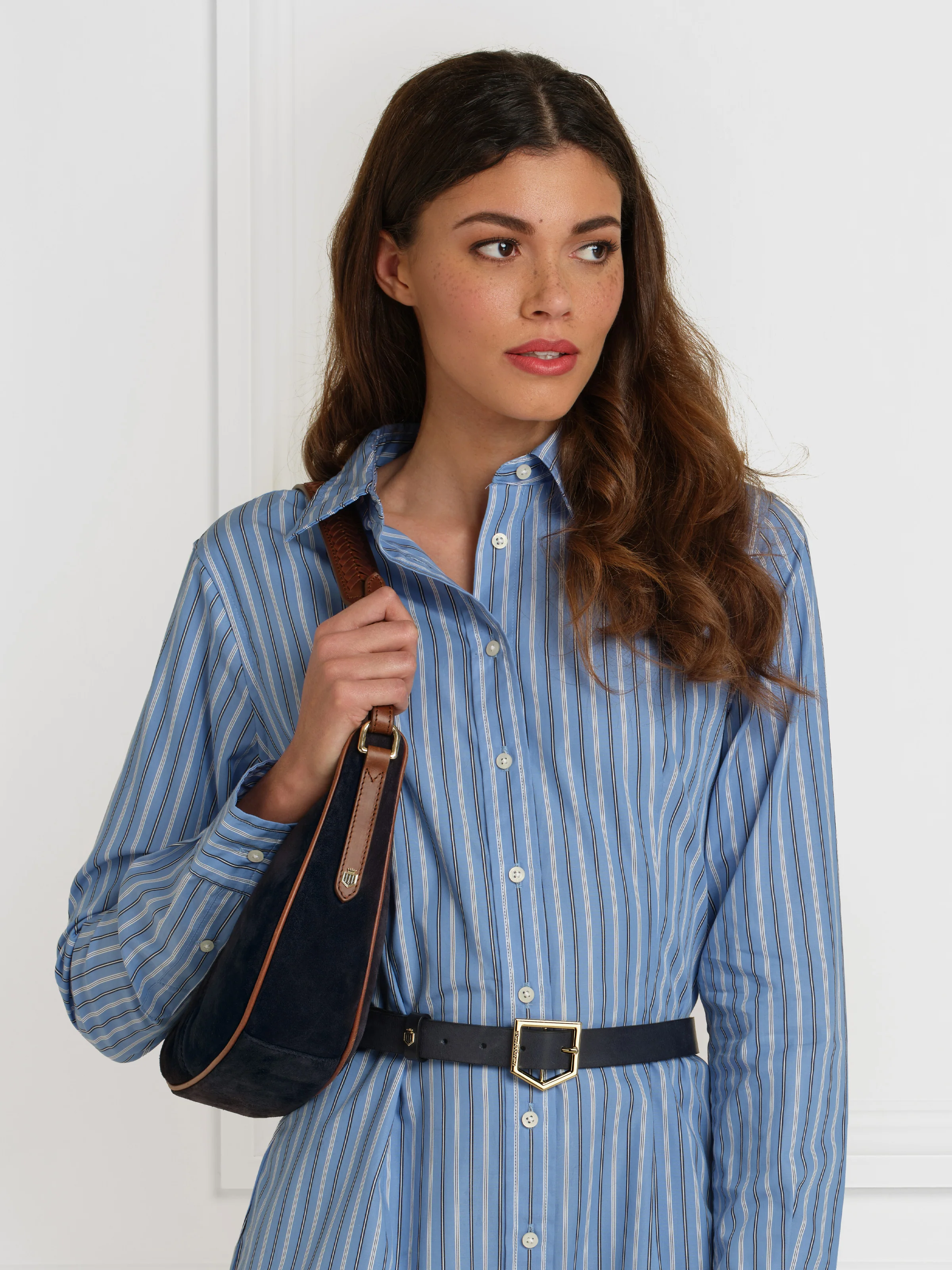 Sennowe Belt - Navy Leather - Image 2