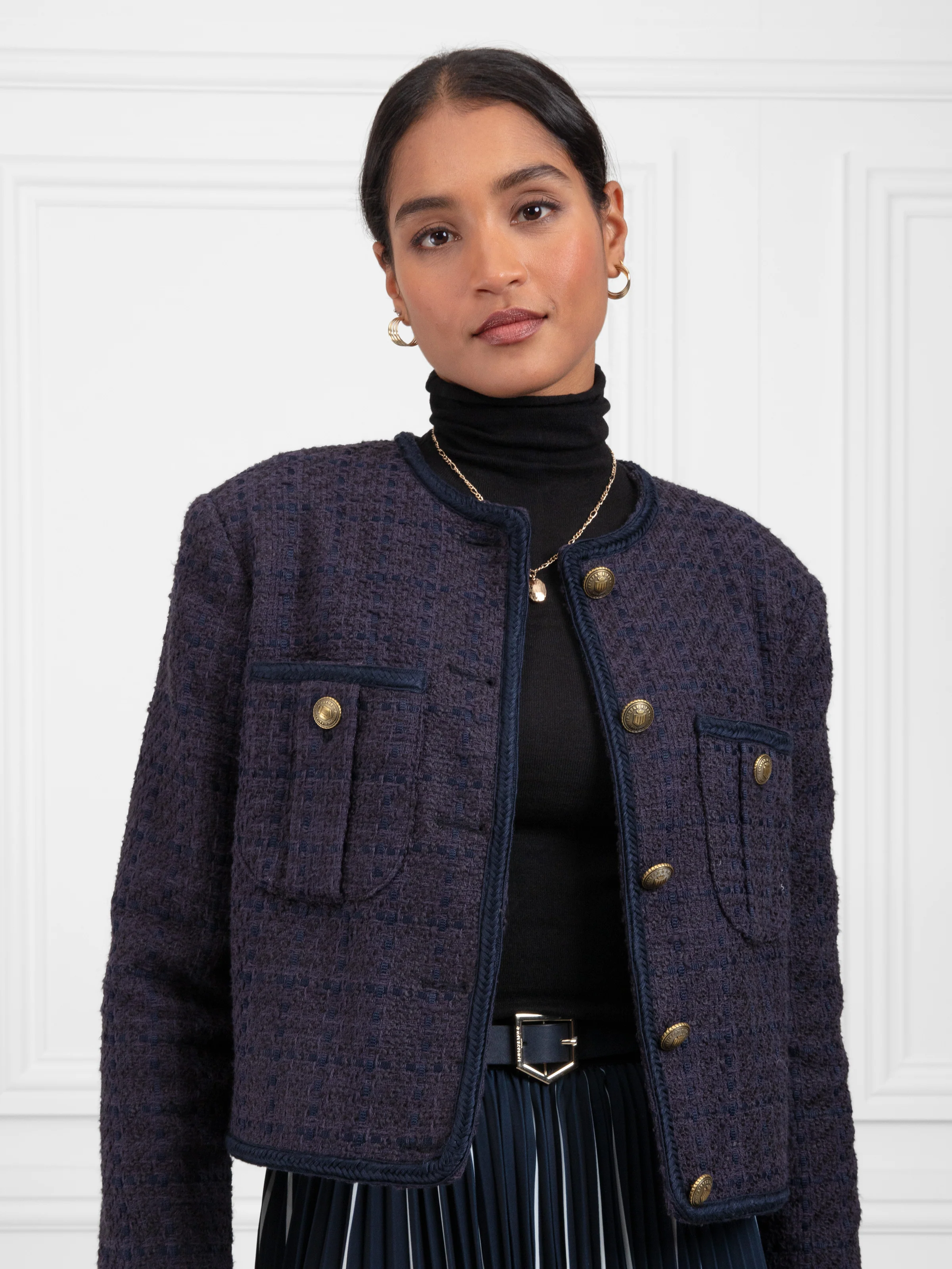 Sennowe Belt - Navy Leather - Image 5