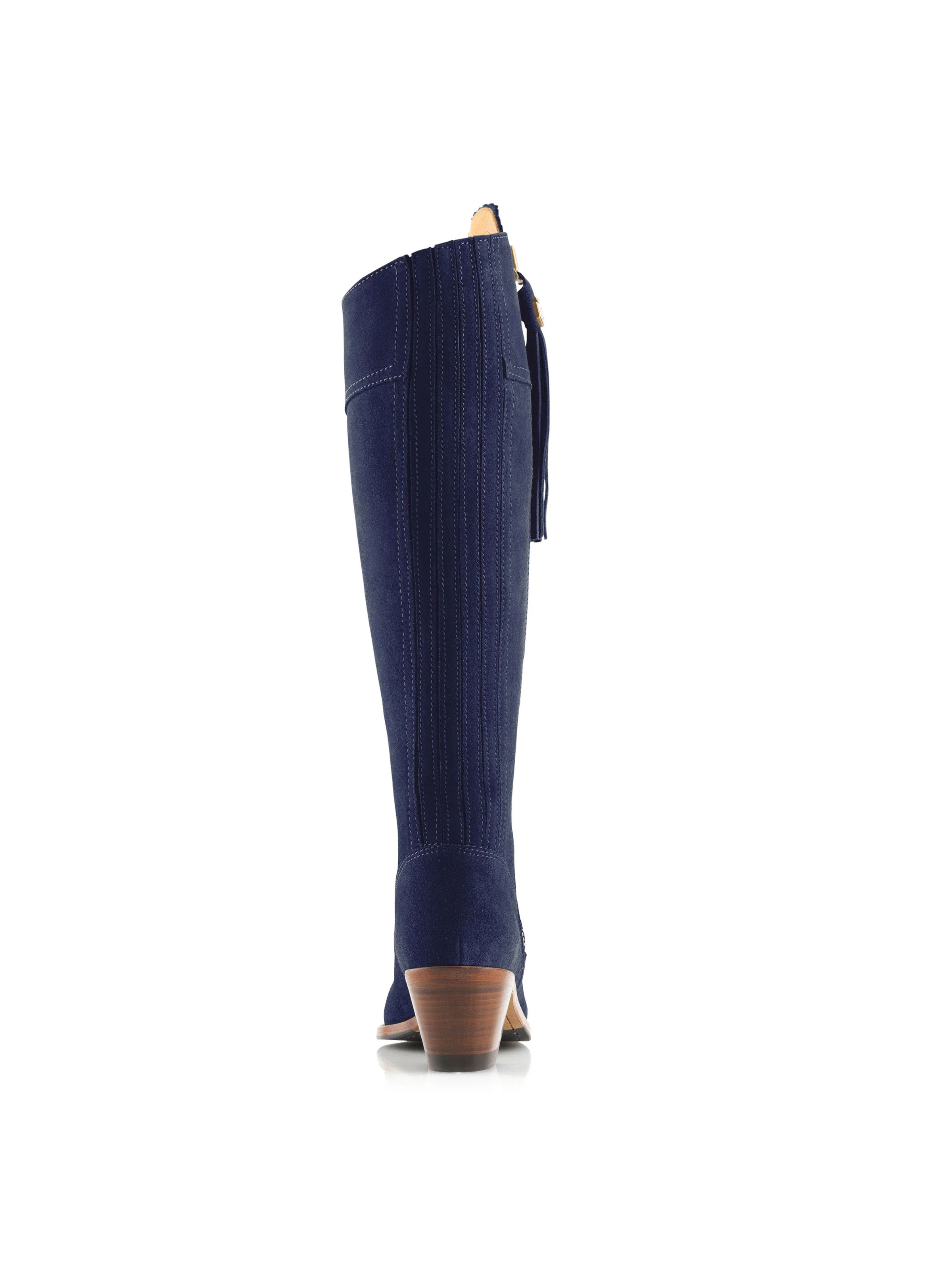 Heeled Regina (Sporting Fit) - Ink Suede - Image 3