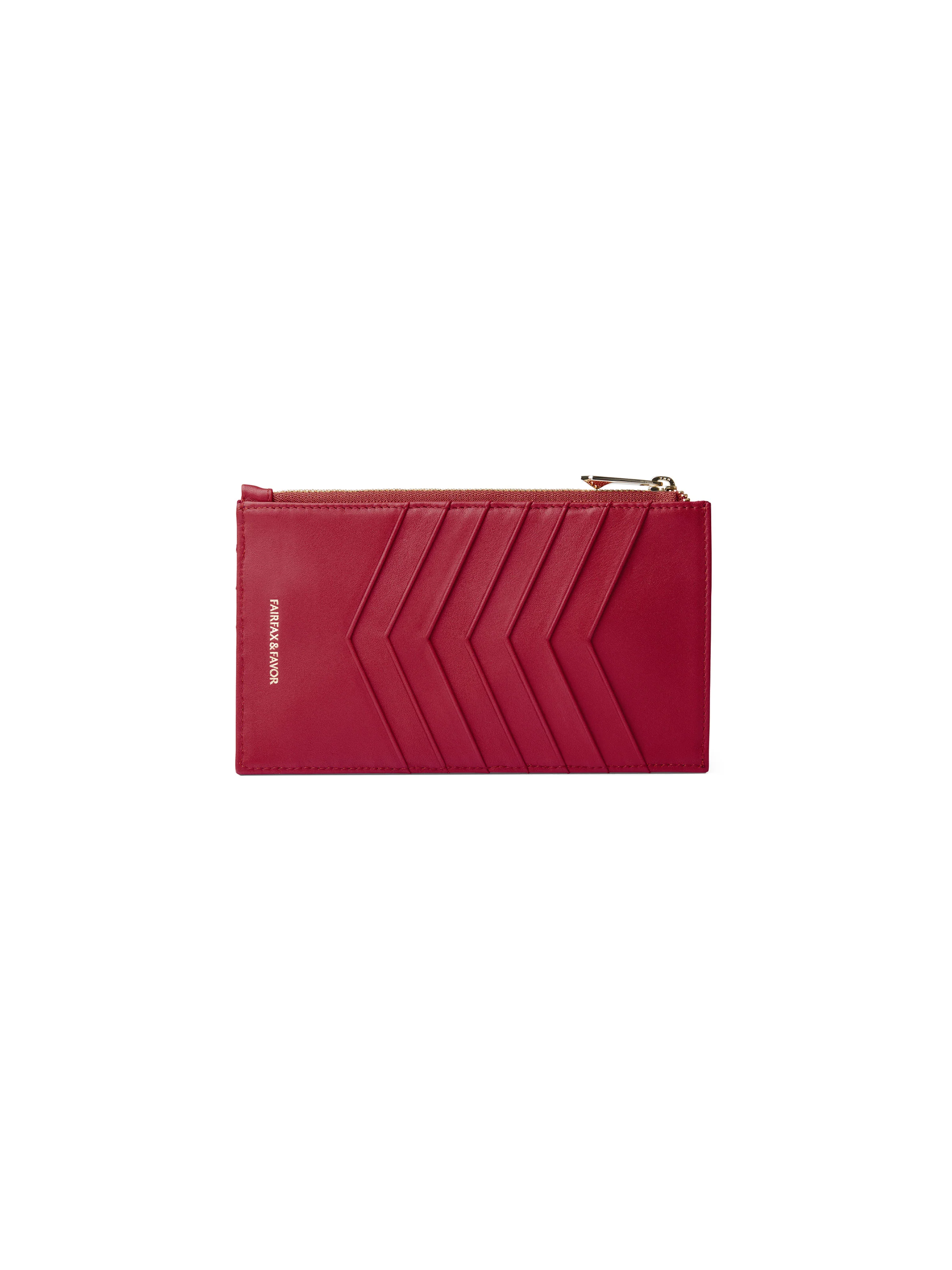 Stratford - Red Leather Quilted - Image 3