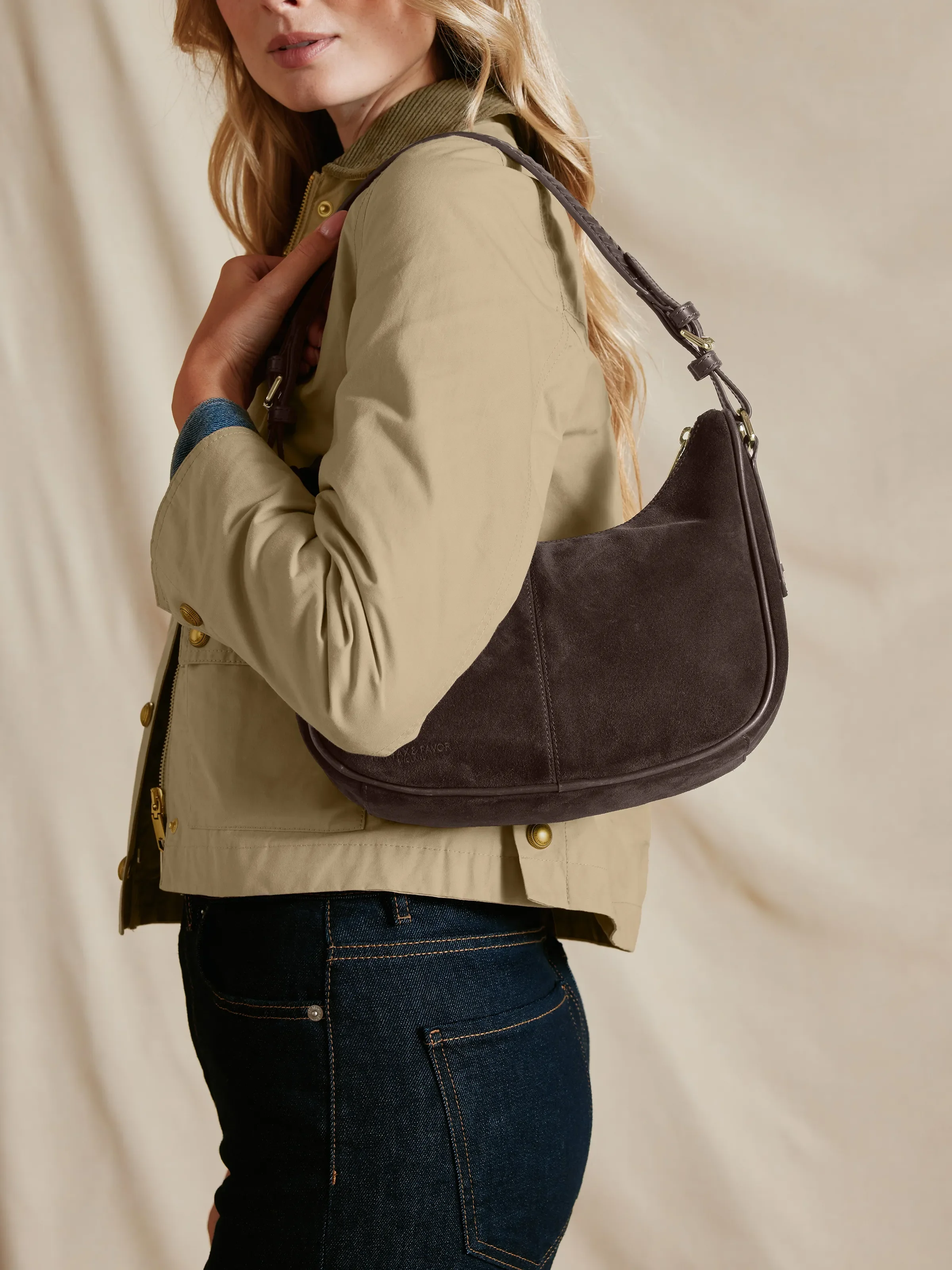 Tetbury Crescent Bag - Chocolate - Image 2