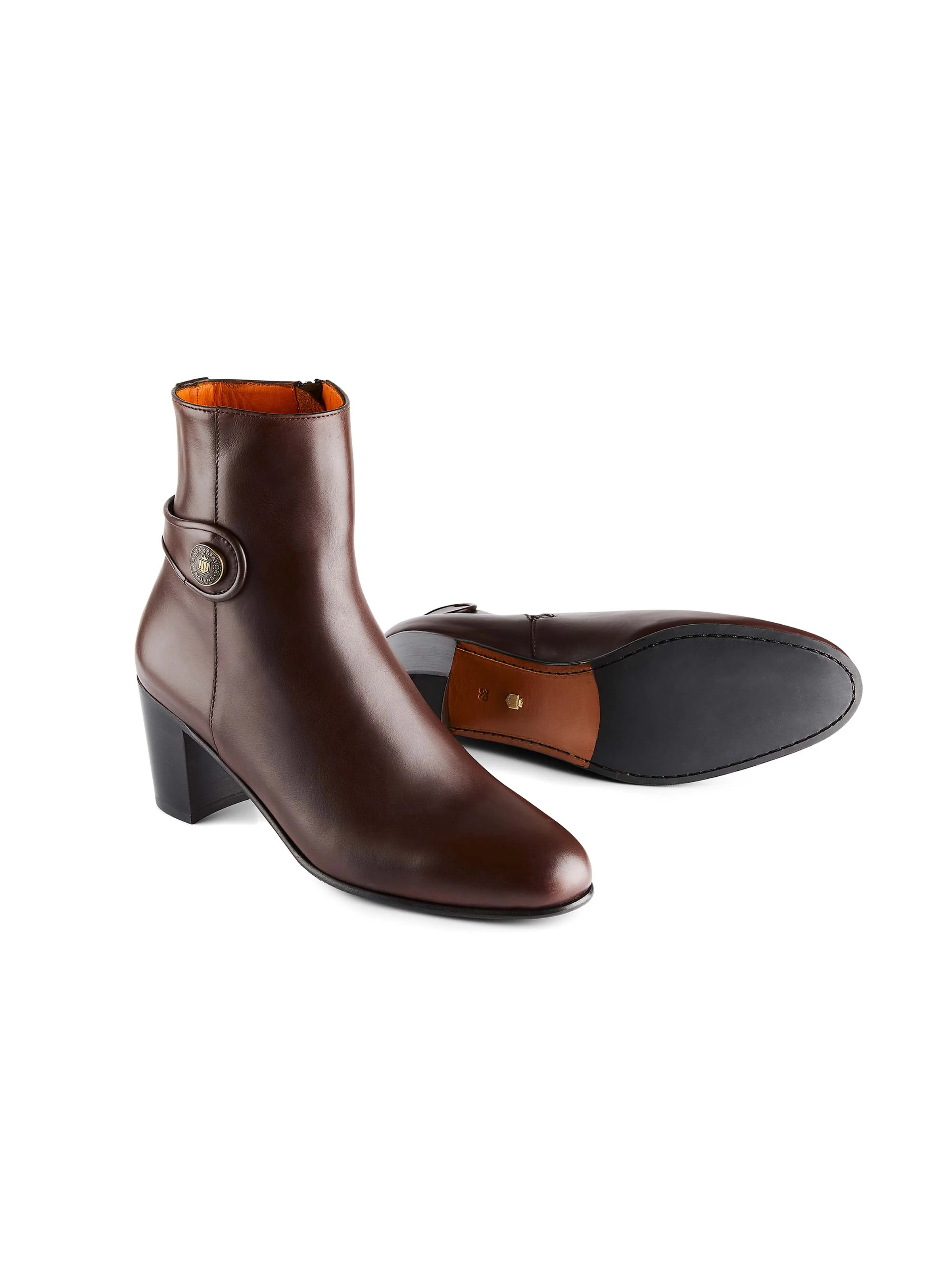Upton Ankle Boot - Mahogany Leather - Image 4