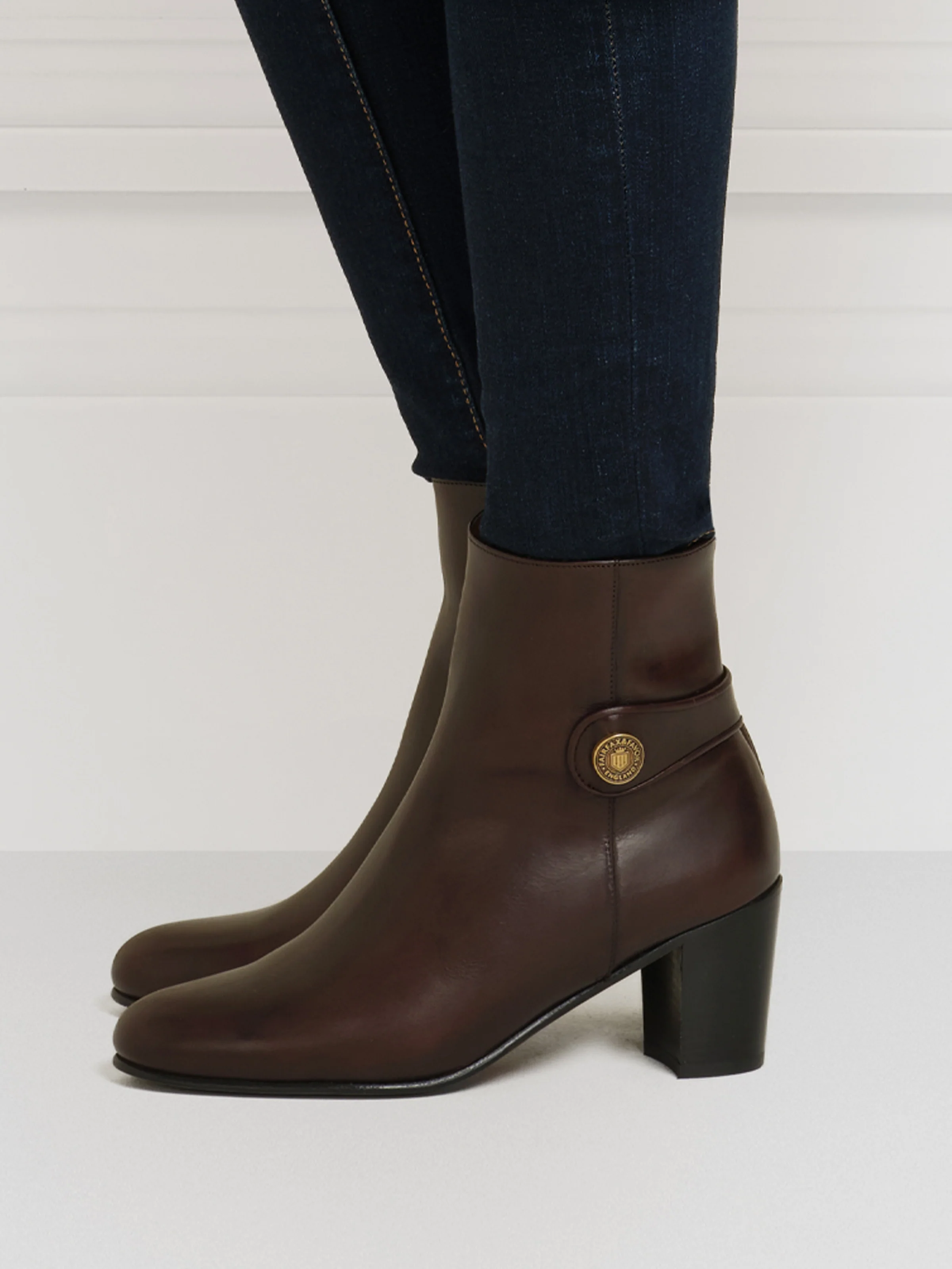 Upton Ankle Boot - Mahogany Leather - Image 6