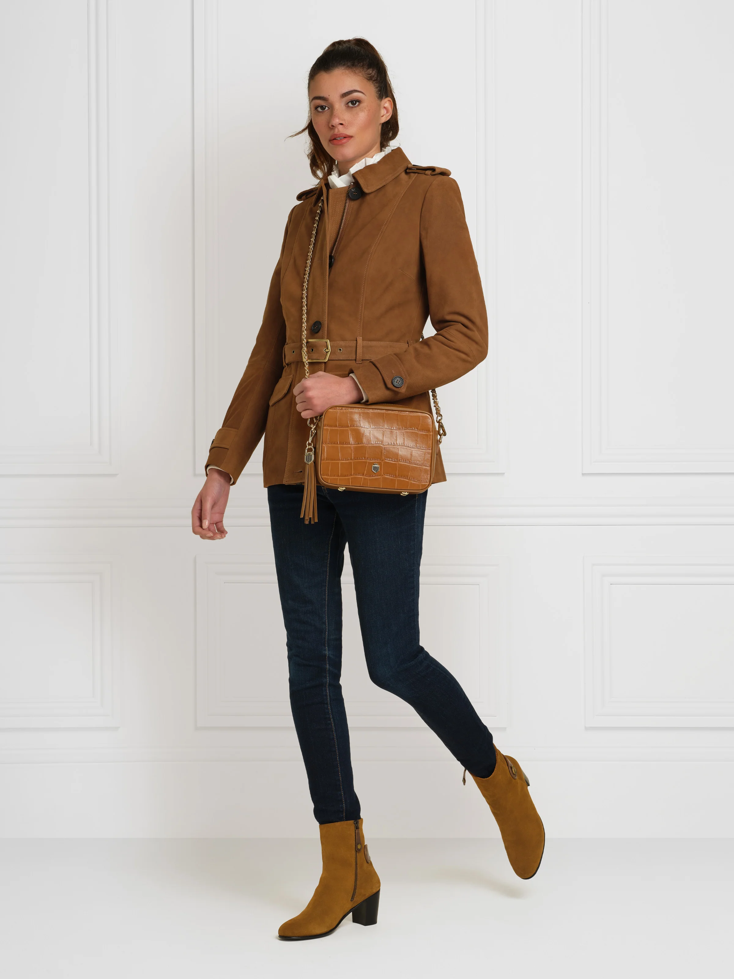 Upton Ankle Boot - Tan Suede - Image 2