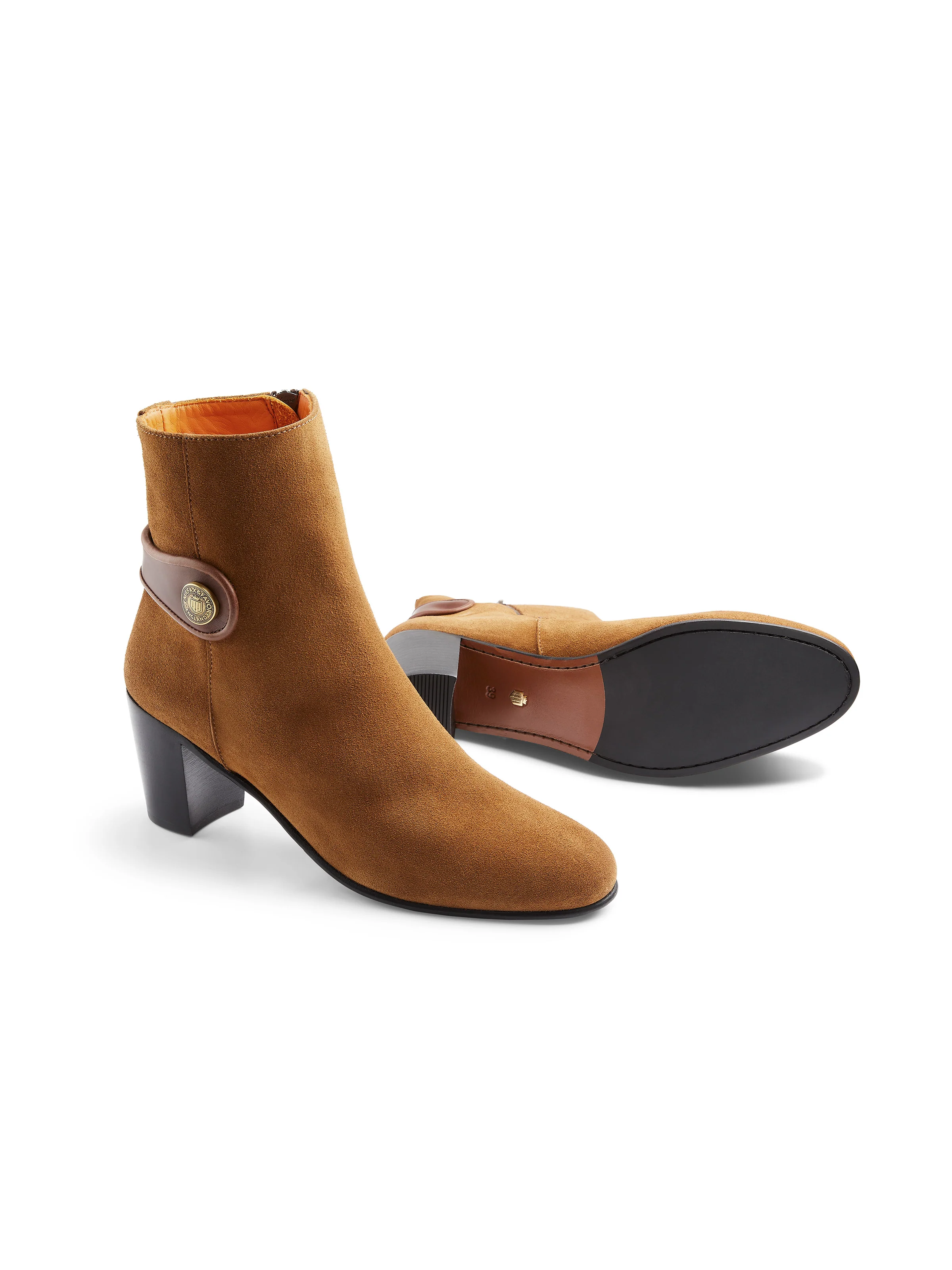 Upton Ankle Boot - Tan Suede - Image 4