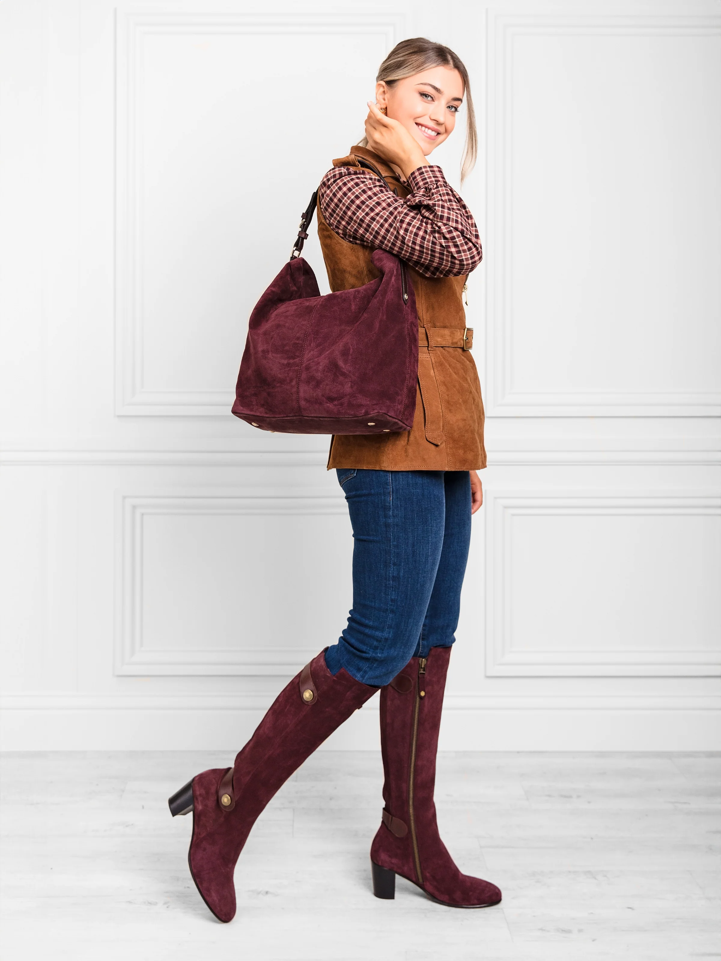 Upton - Plum Suede - Image 2