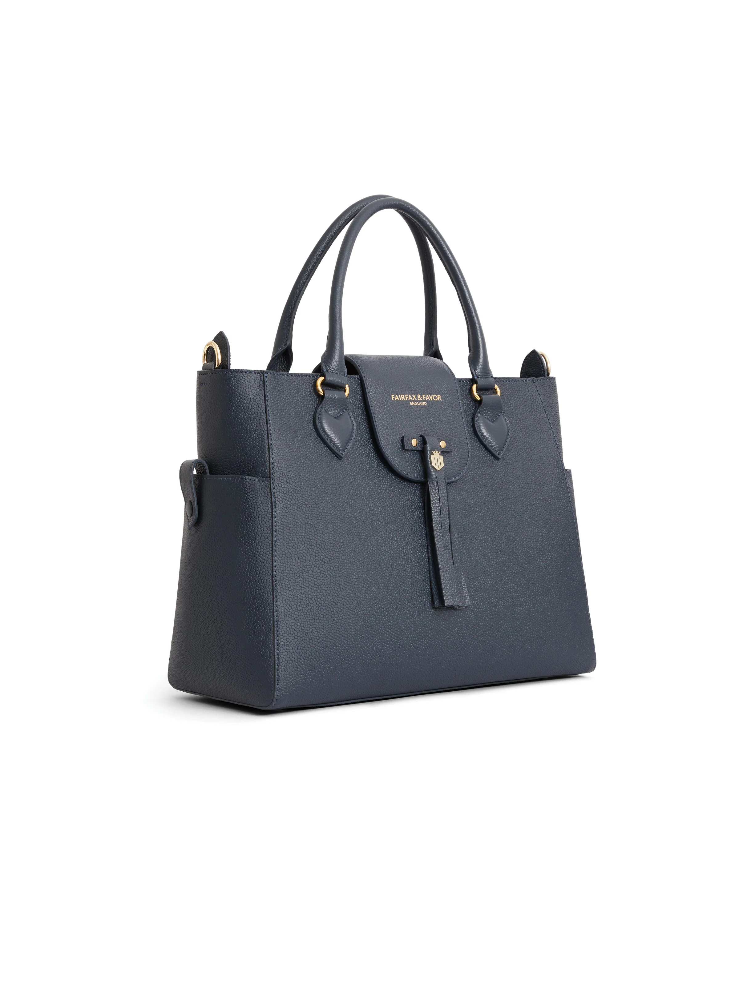 Windsor Baby Bag - Navy Scotchgrain - Image 3