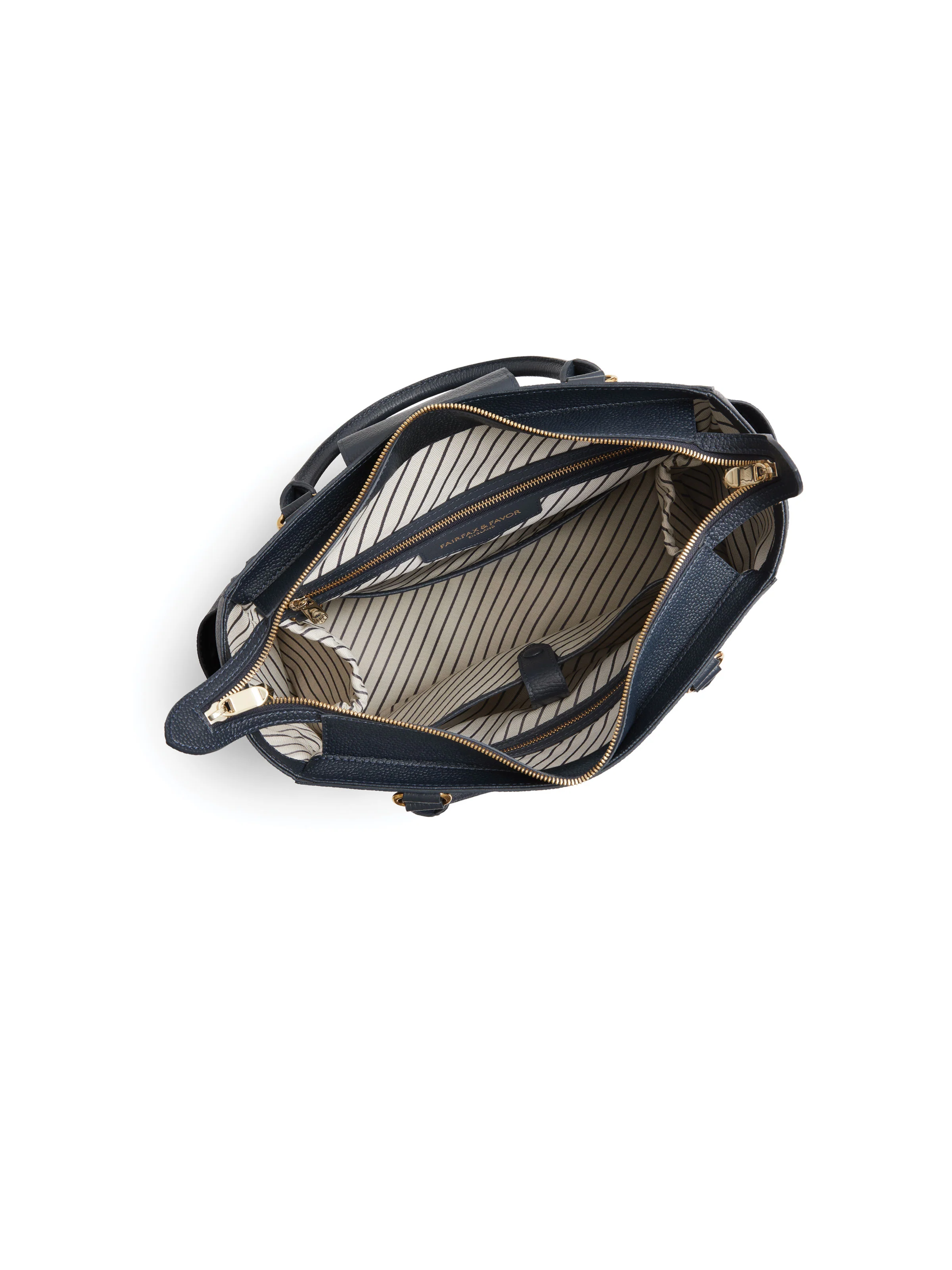 Windsor Baby Bag - Navy Scotchgrain - Image 4