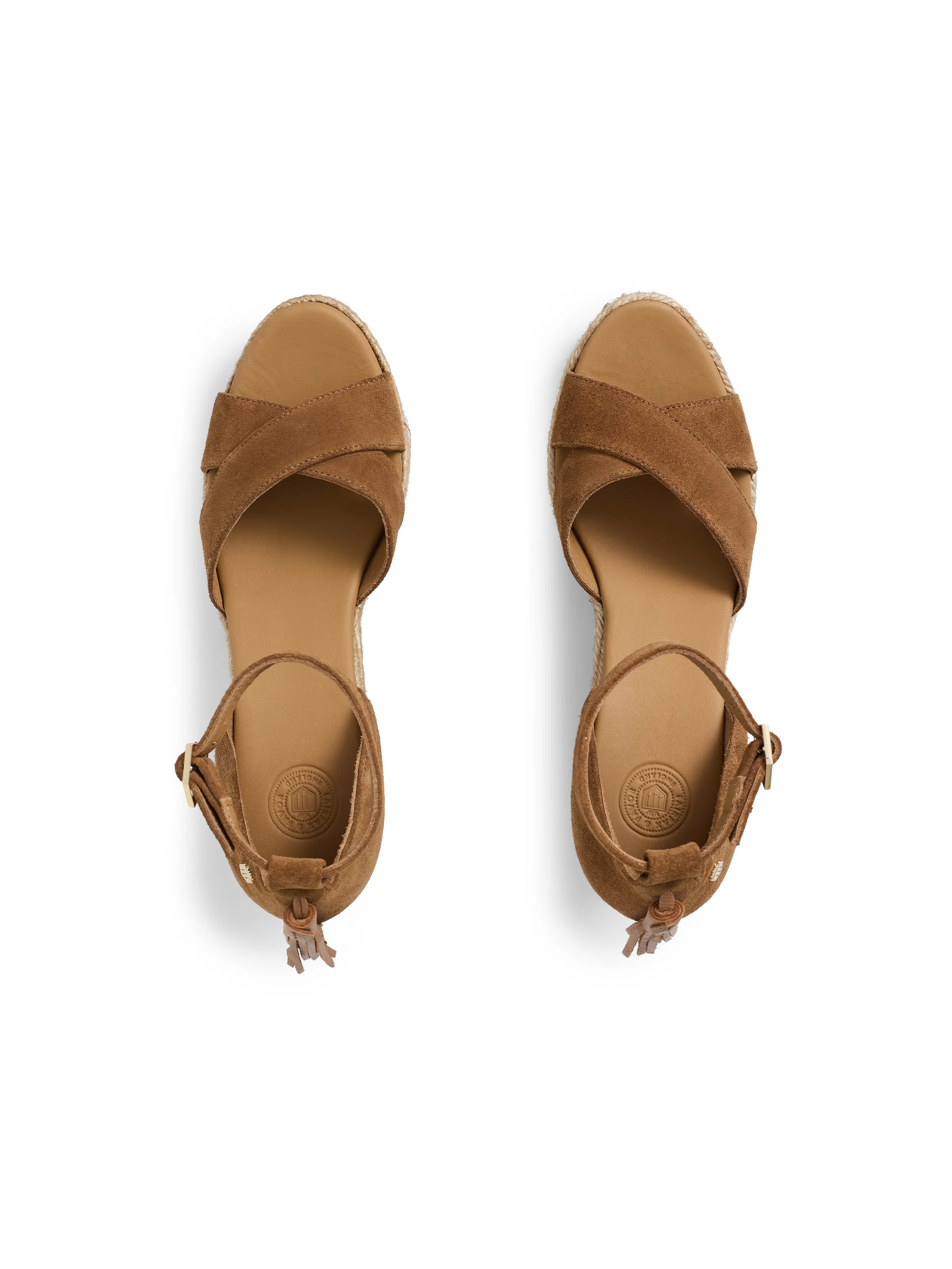 Valencia Mid Wedge - Tan Suede - Image 4