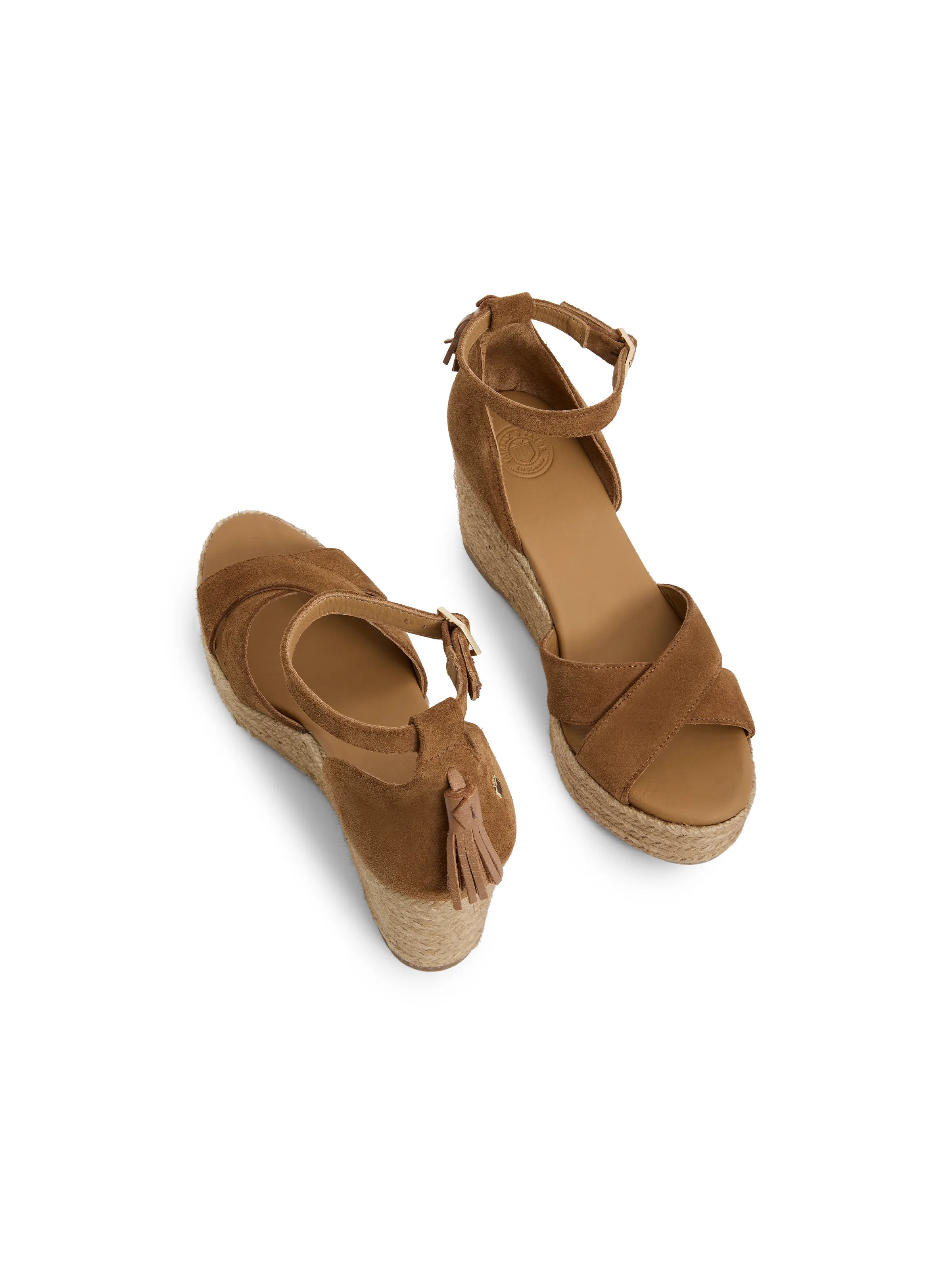 Valencia Mid Wedge - Tan Suede - Image 5