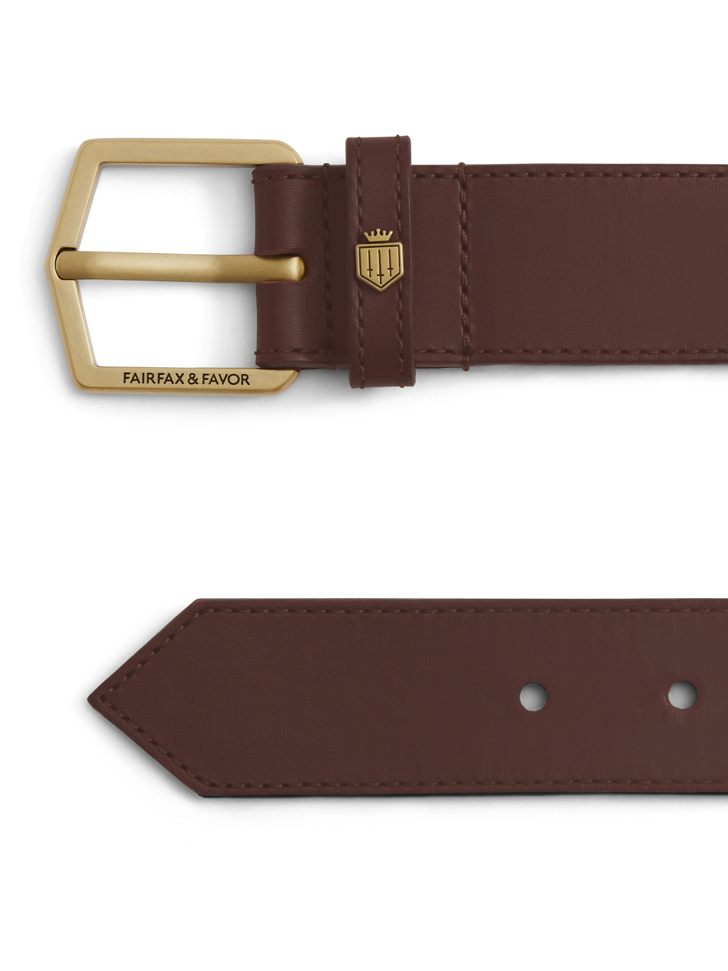 Wentworth Belt - Mahogany Leather - Image 3