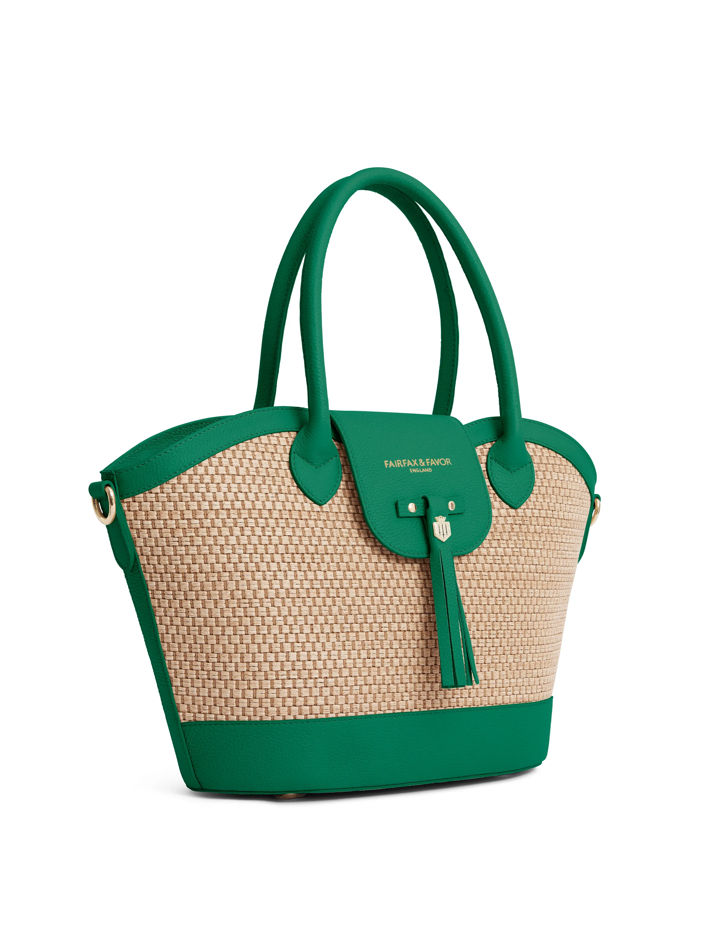 Windsor Basket Bag - Clover Green Leather - Image 4