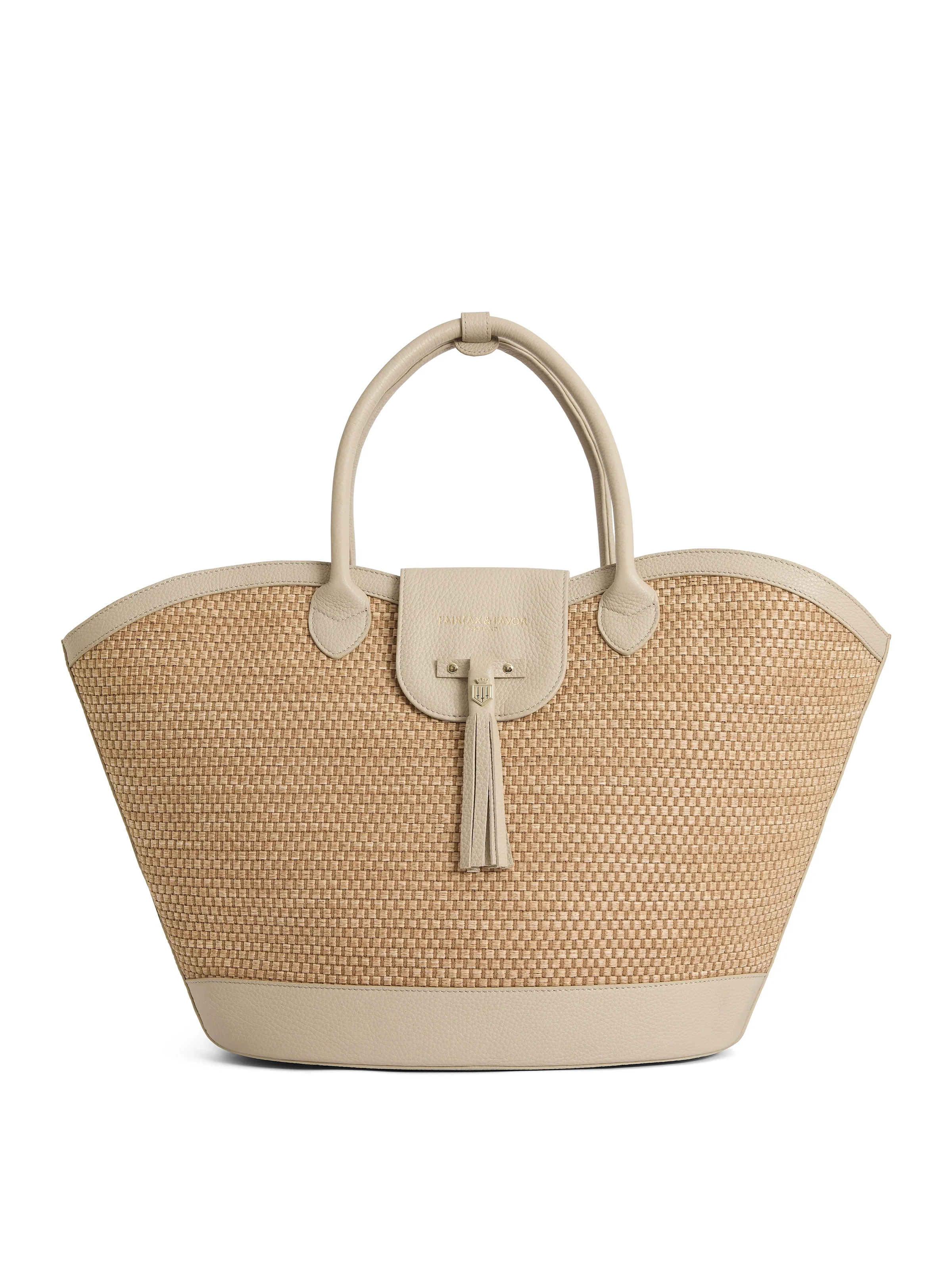 Windsor Large Basket Bag - Stone - Image 2