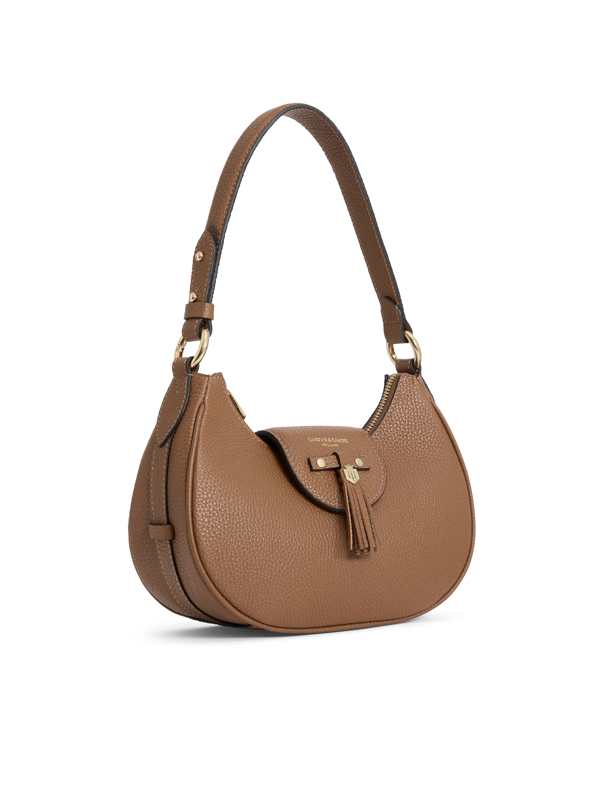 Windsor Shoulder Bag - Tan Leather - Image 4