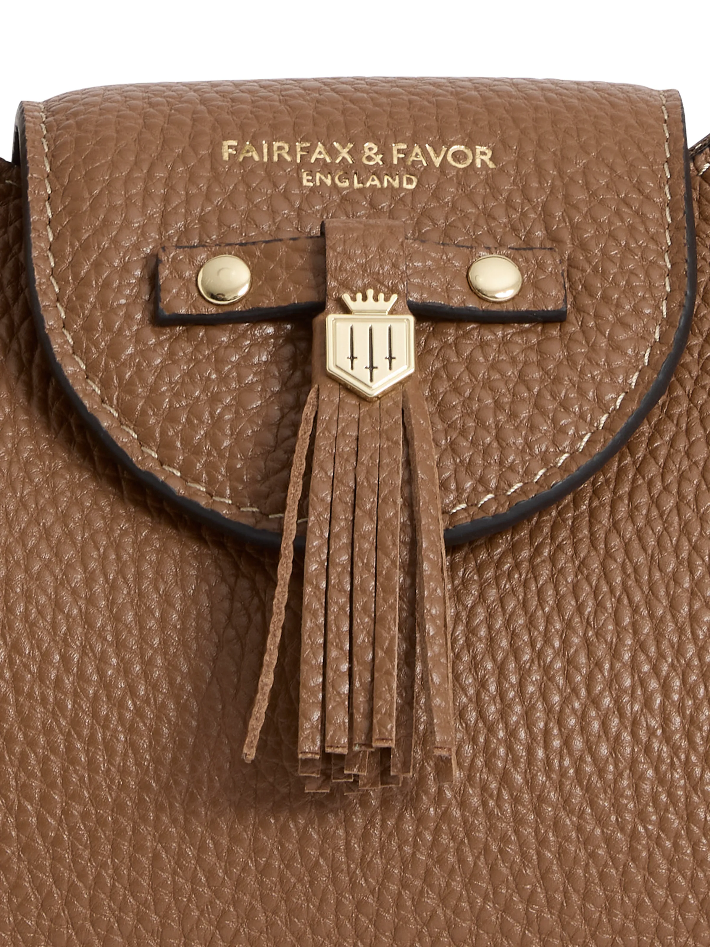 Windsor Shoulder Bag - Tan Leather - Image 6