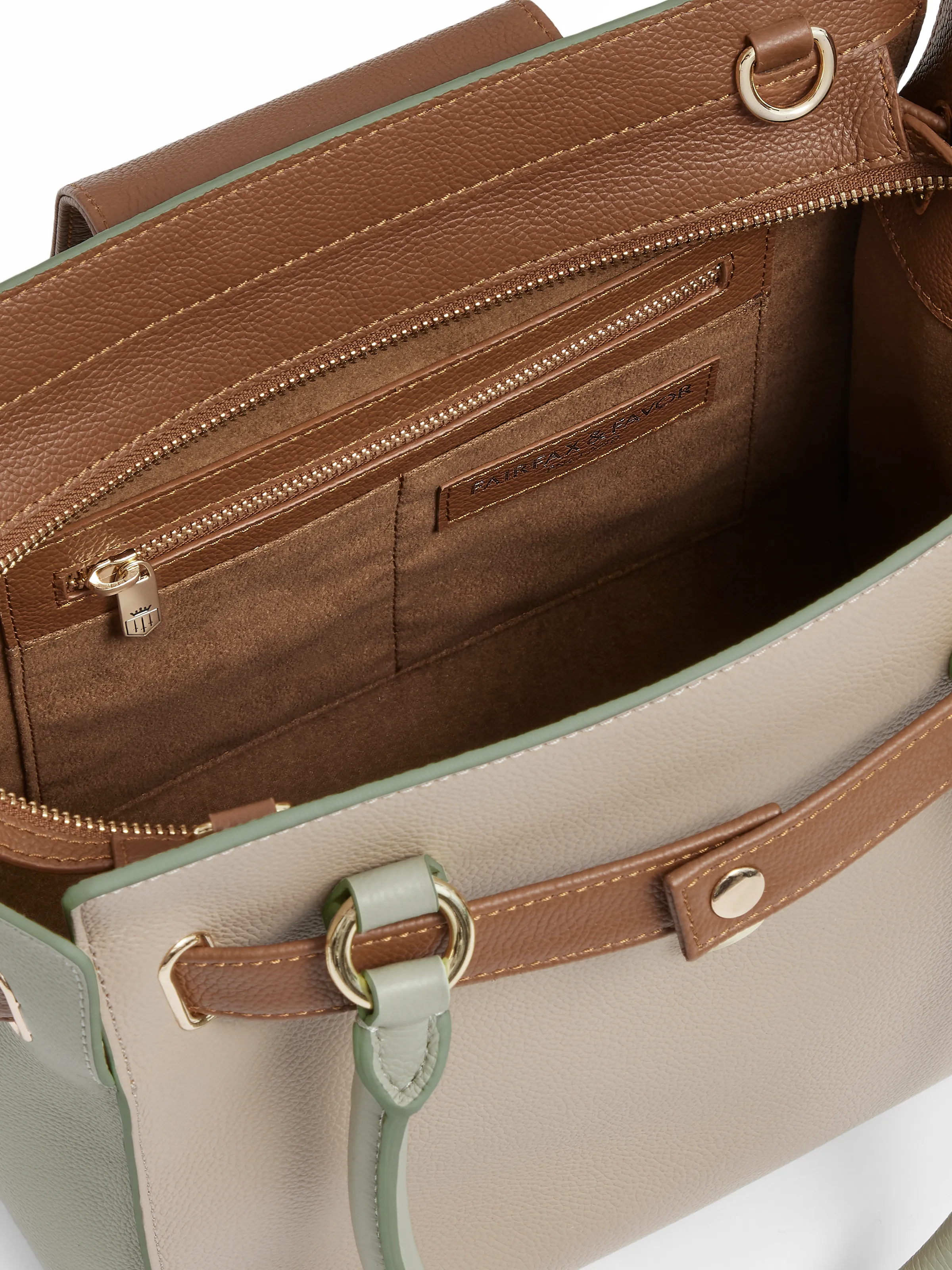 Windsor Tote - Mint Tri-Colour - Image 5